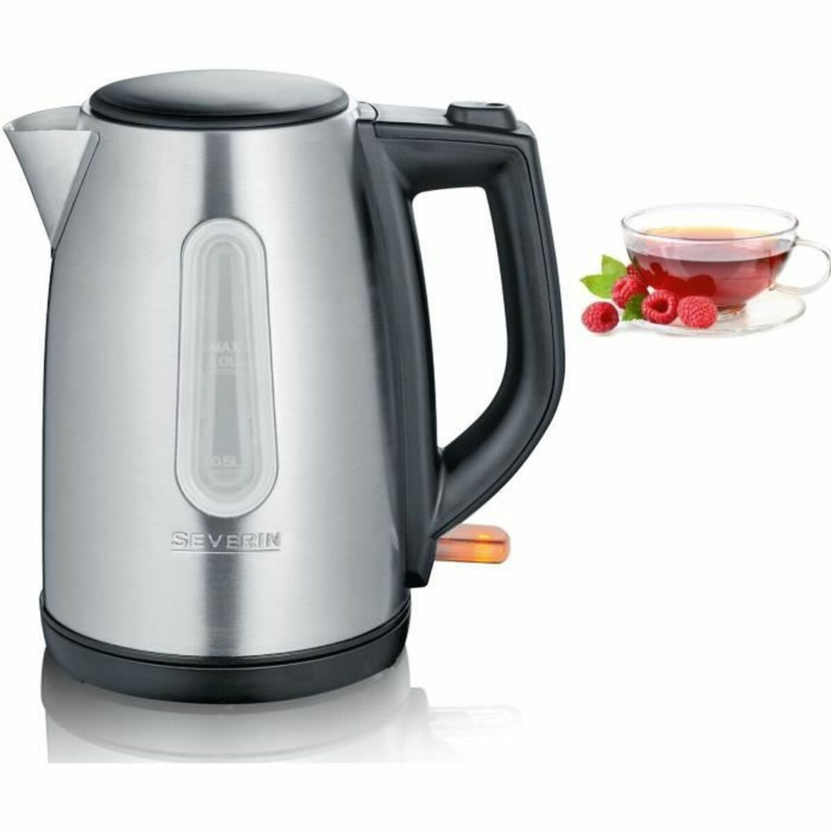 Чайник Severin 3469-000 Чёрный Сталь Нержавеющая сталь 2200 W 1 L-4