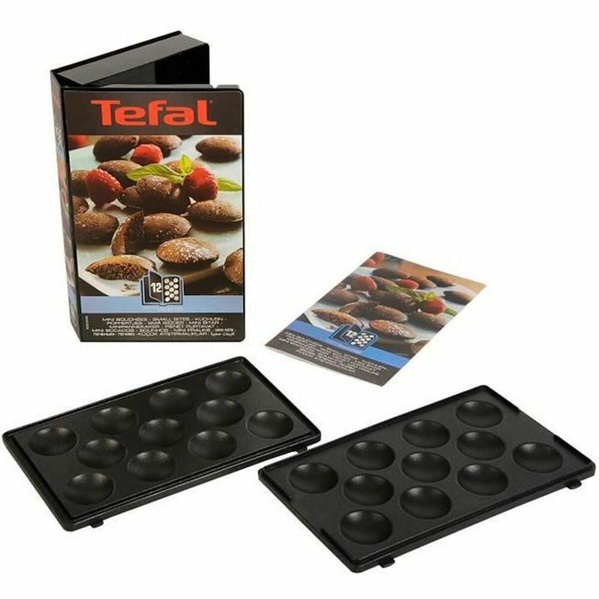 Форма Tefal Mini Bites Snack Collection Бутербродница Чёрный-2