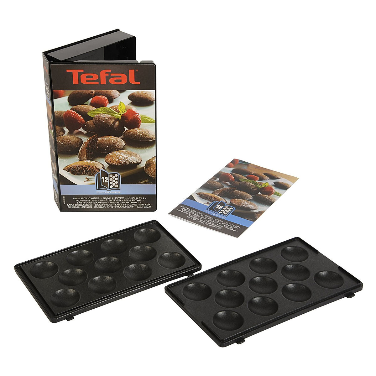 Форма Tefal Mini Bites Snack Collection Бутербродница Чёрный-3