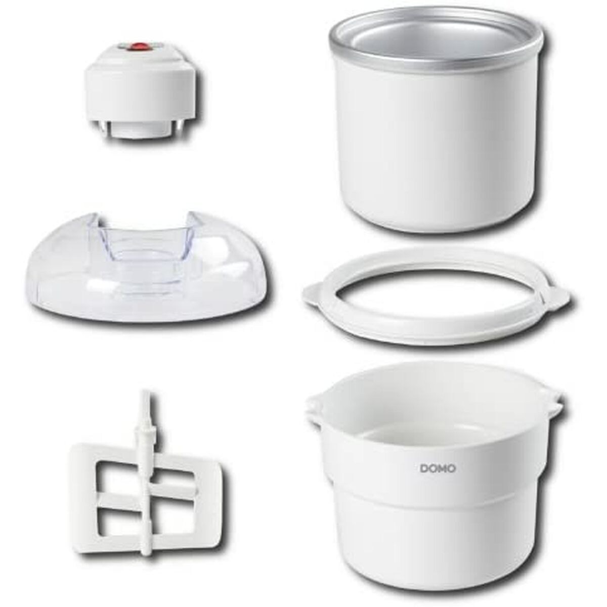 Crème glacée DOMO DO2309I Plastique blanc-3