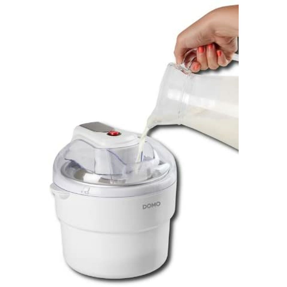 Crème glacée DOMO DO2309I Plastique blanc-4