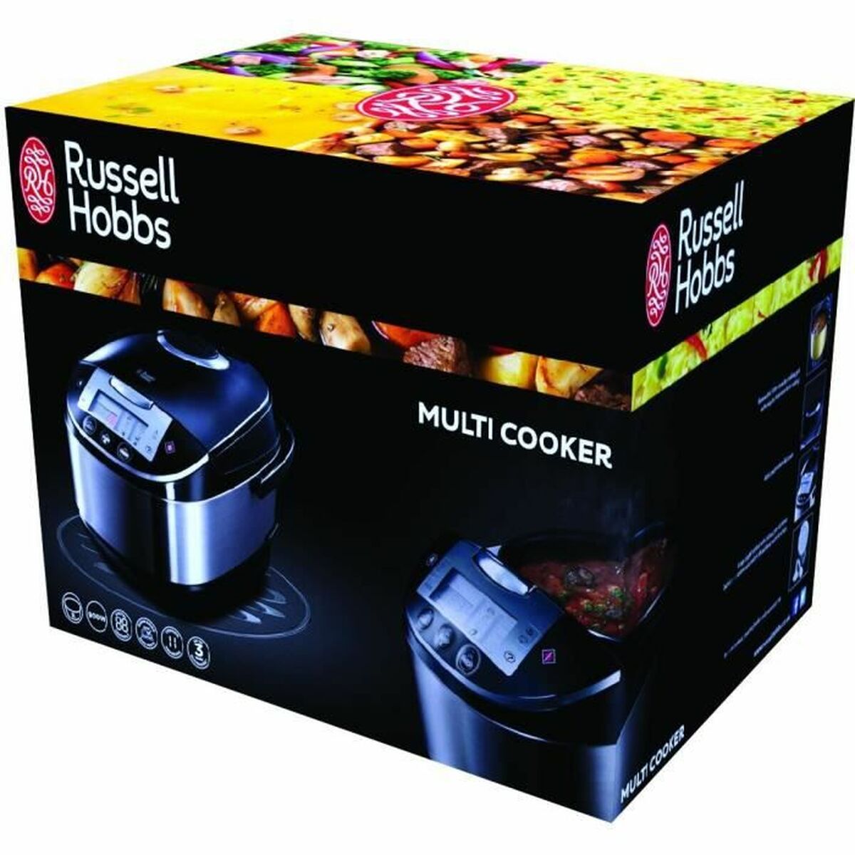 Многофункциональная пароварка Russell Hobbs 21850-56 Чёрный Нержавеющая сталь 900 W-4