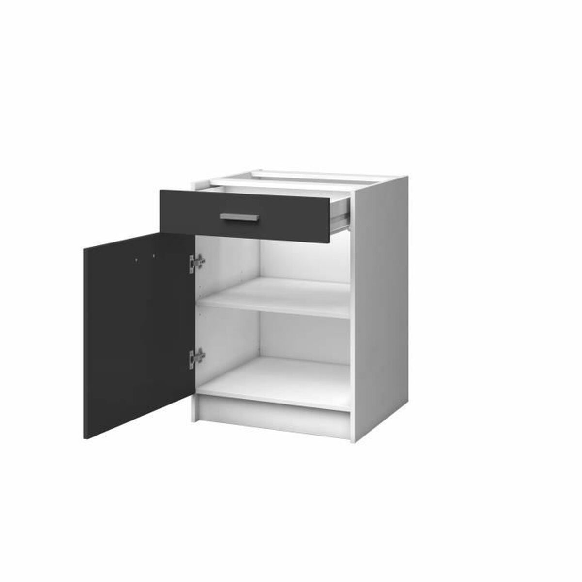 Móveis auxiliares 60 x 60 x 82 cm Cinza-3
