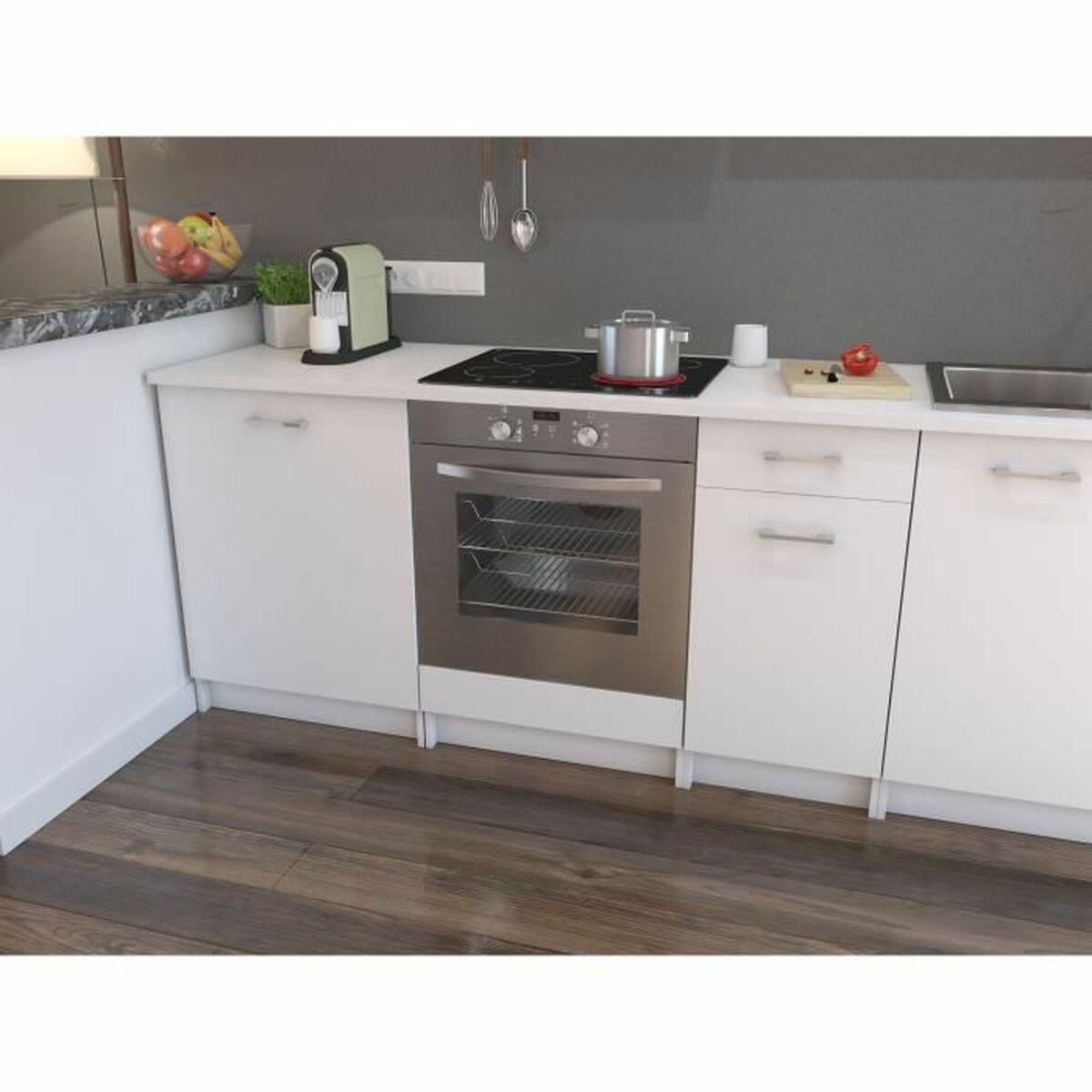 Móveis auxiliares 60 cm Branco-2