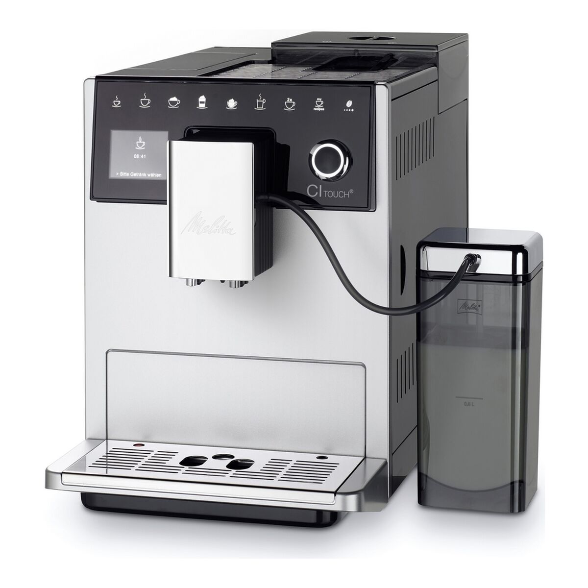 Суперавтоматическая кофеварка Melitta F 630-101 1400W Серебристый 1400 W 15 bar 1,8 L-2