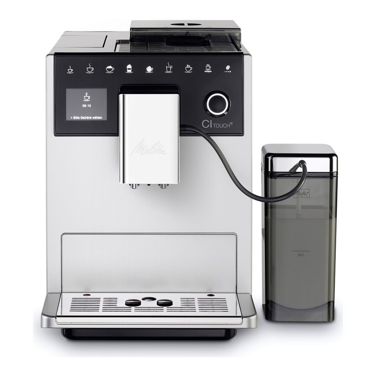 Суперавтоматическая кофеварка Melitta F 630-101 1400W Серебристый 1400 W 15 bar 1,8 L-4