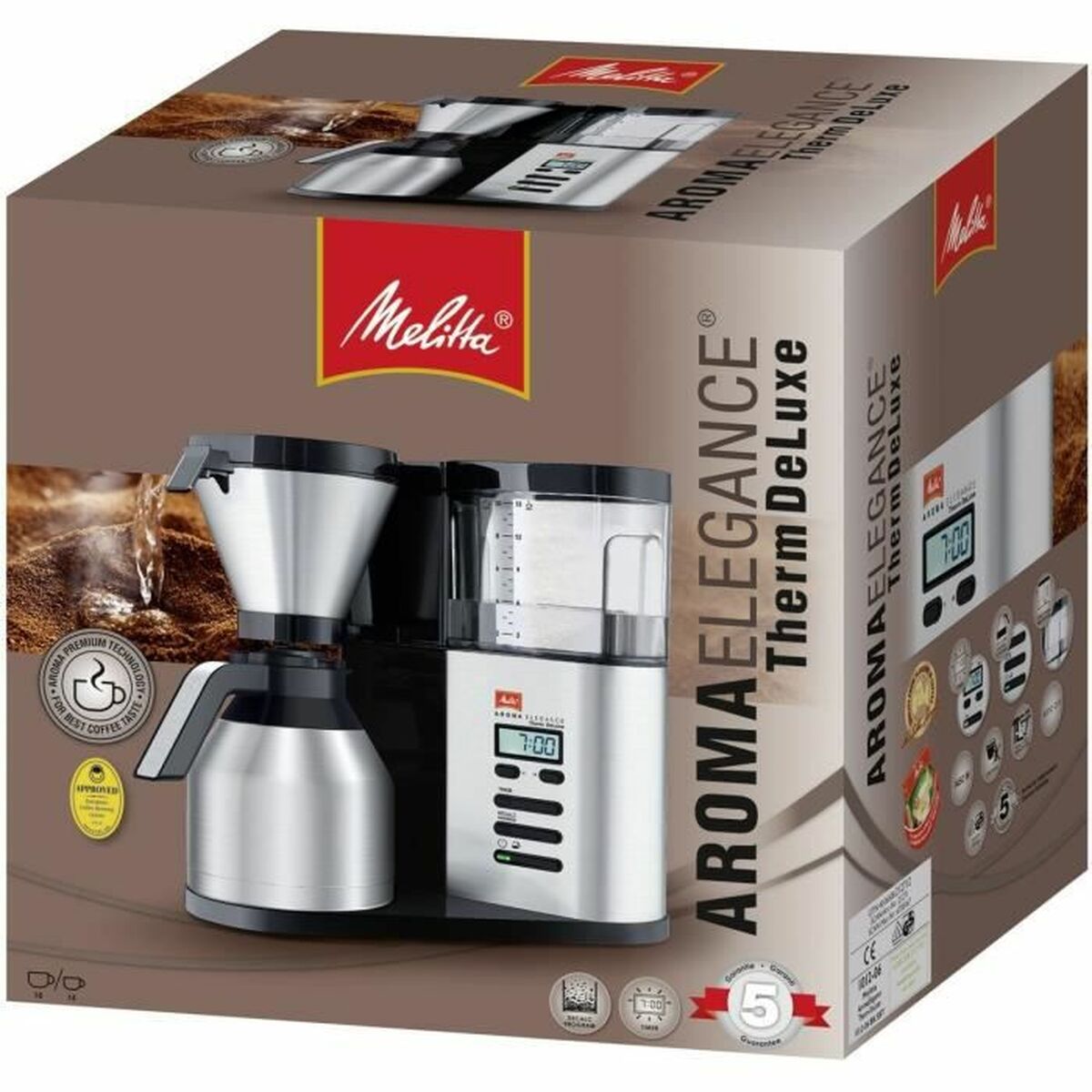 Капельная кофеварка Melitta Aroma Elegance Therm DeLuxe 1012-06 1450 W-3