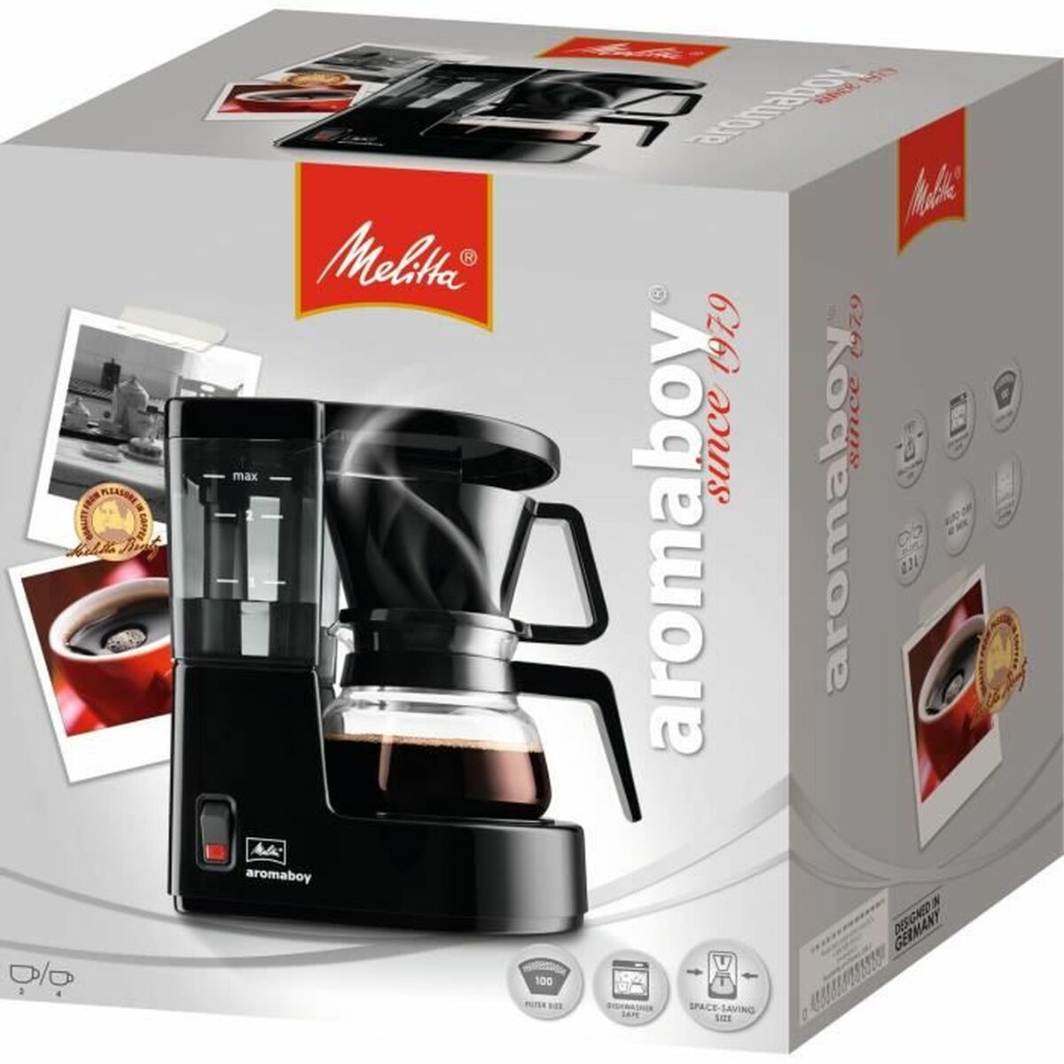 Капельная кофеварка Melitta Aromaboy 500 W Чёрный 500 W-4