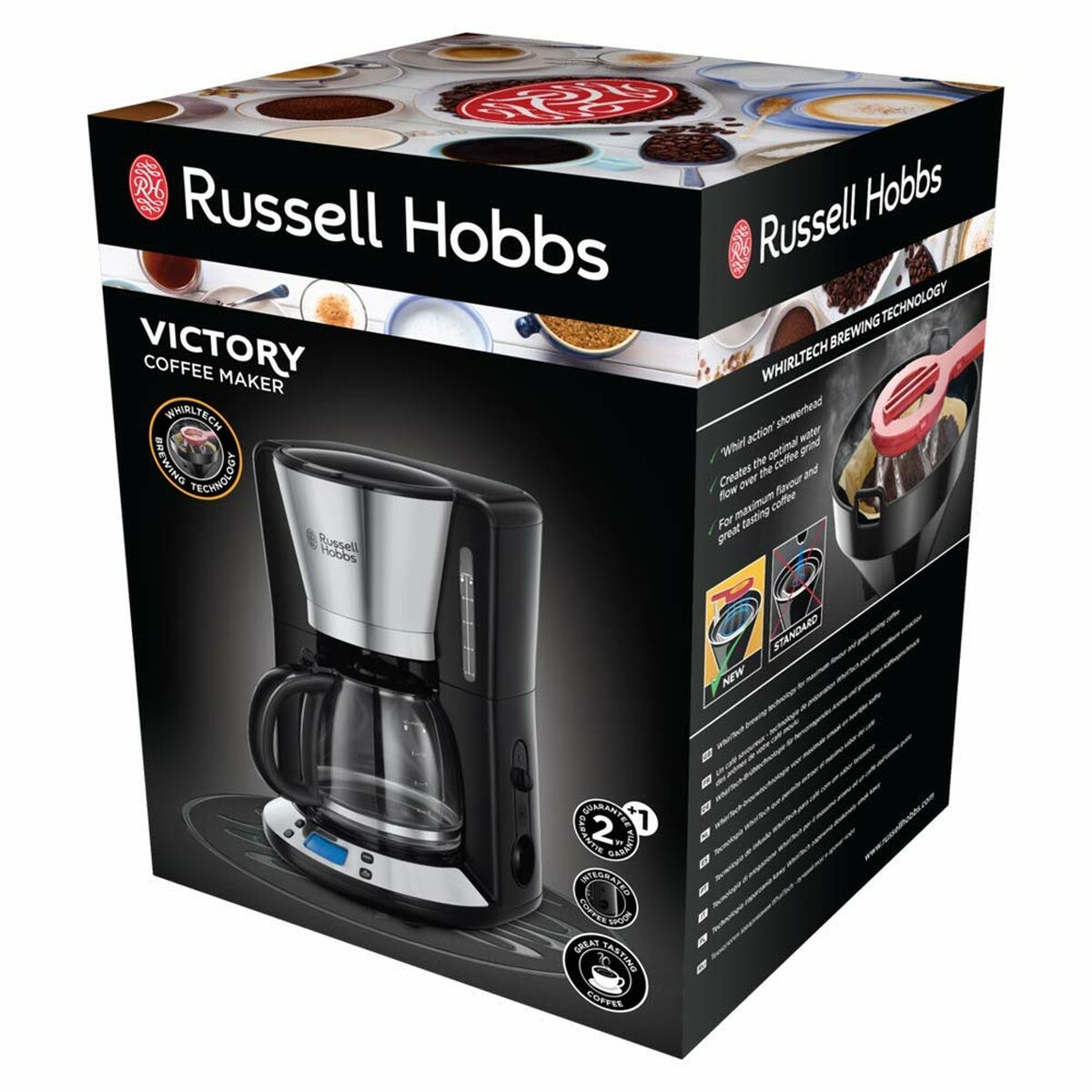 Russell Hobbs Drop Coffee Maker 248241000 1.25 L Grey 1100 W 1.25 L-2