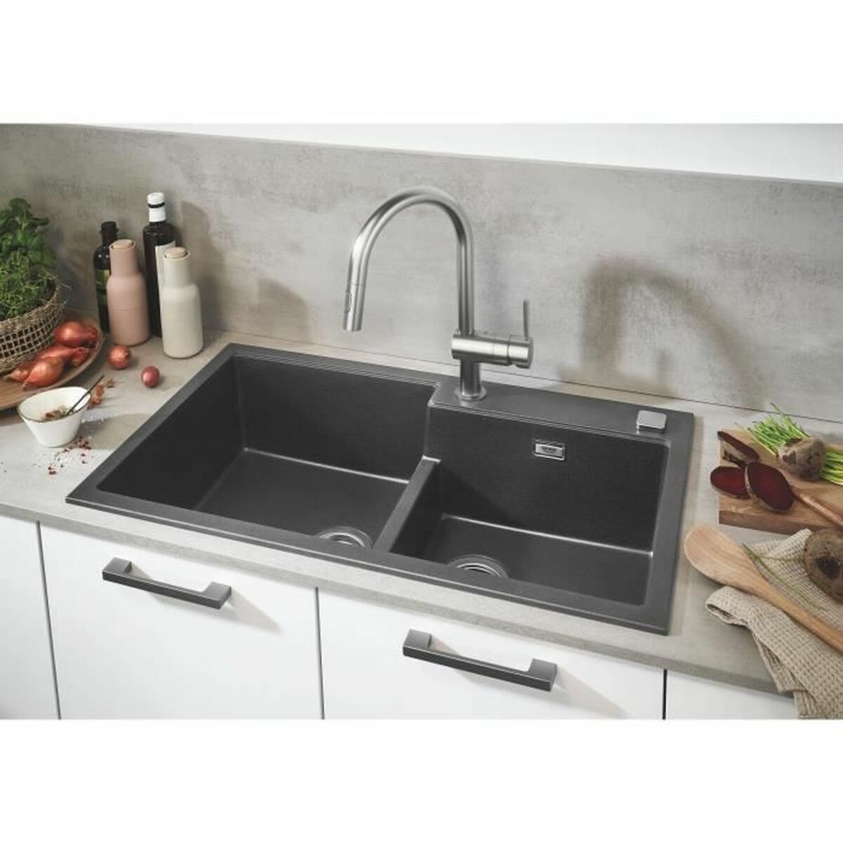 Раковина с двумя мойками Grohe K500-4