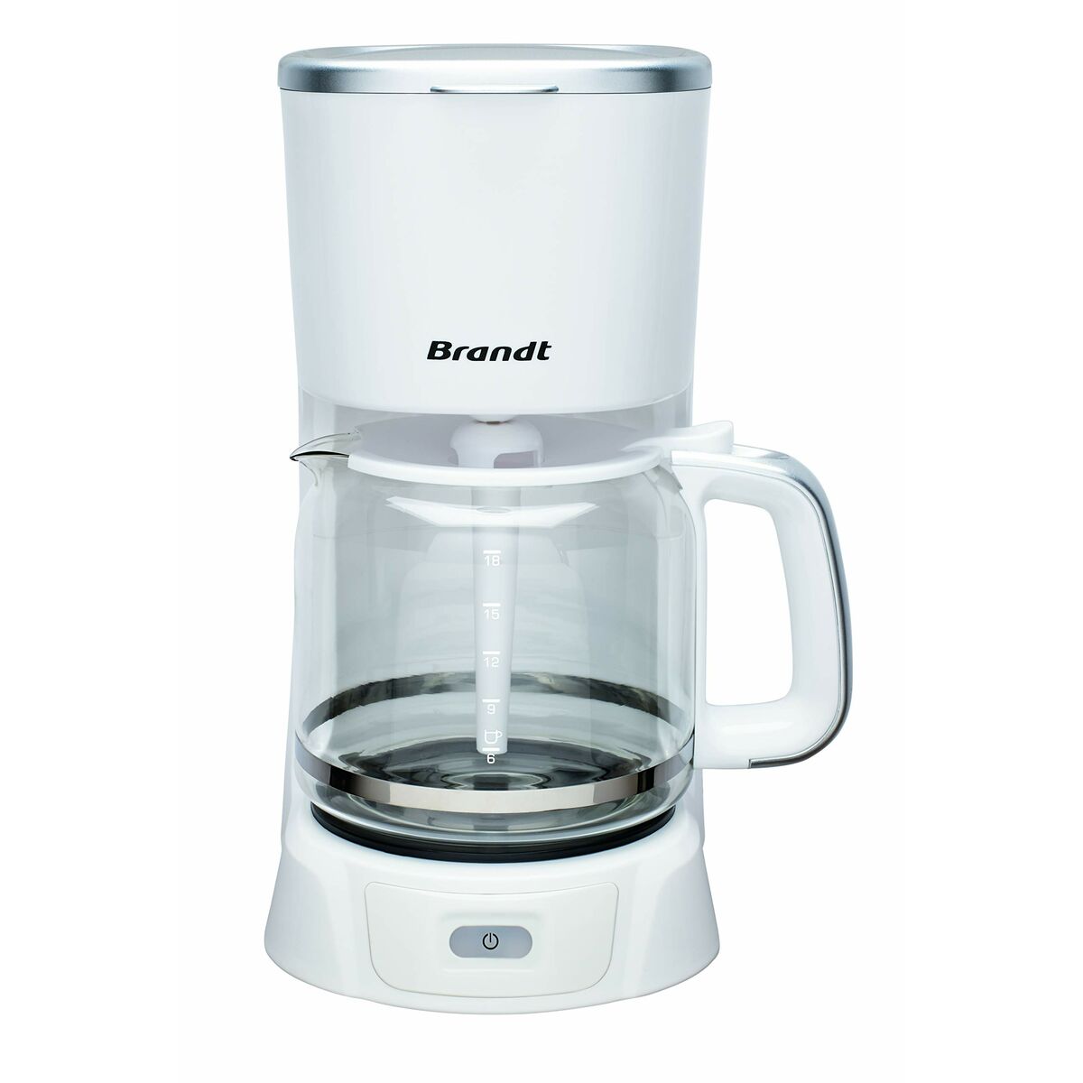 Капельная кофеварка Brandt CAF1318S Белый 1000 W 1100 W-2