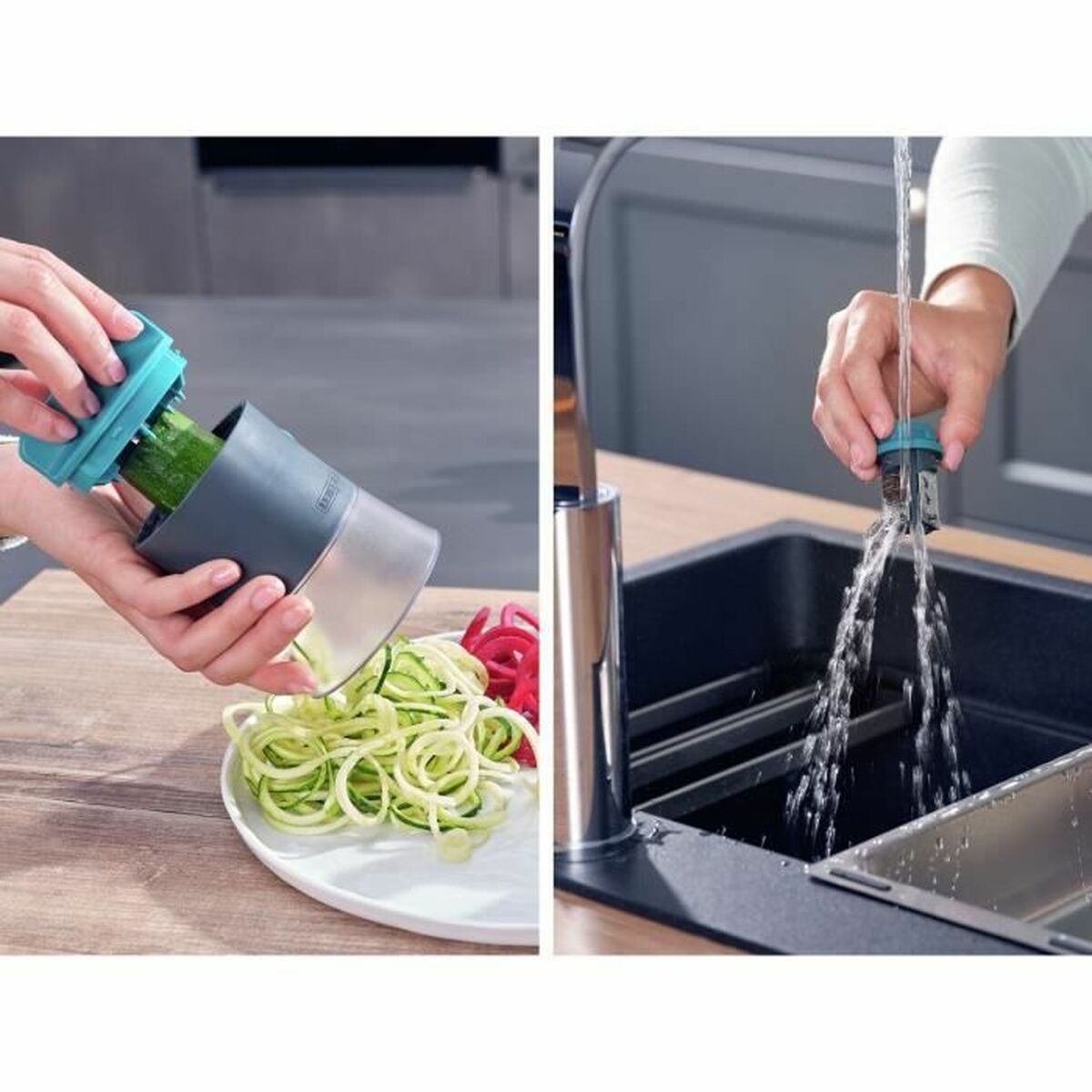 Grater Leifheit 03221 Stainless Steel Plastic-2