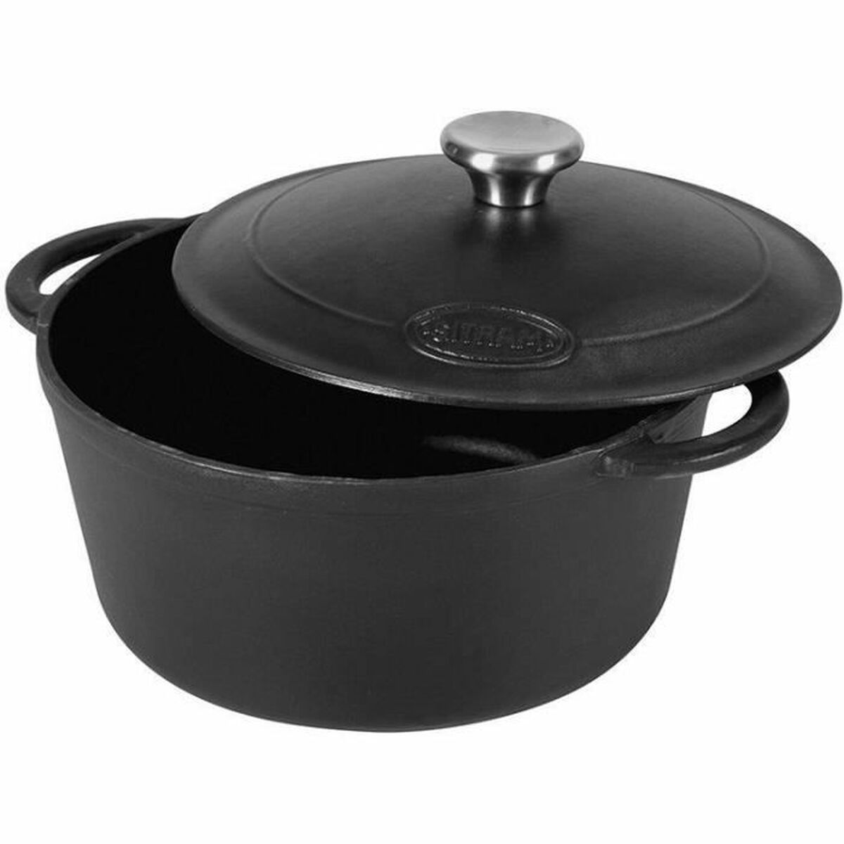 Δοχείο Sitram Black χυτοσίδηρος 4 L Ø 24 x 12 cm-2