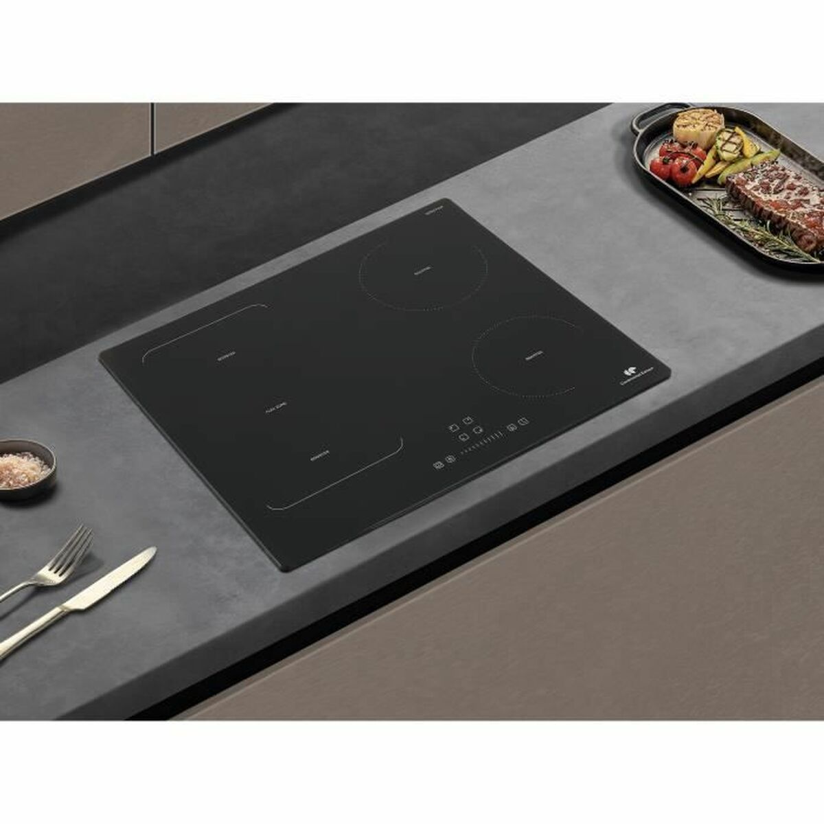 Induksion Panel Continental Edison 1 flex zone CETI4ZFLEXB1 2000 W-5