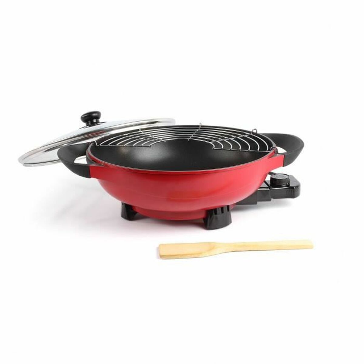 Sartén de wok Livoo Doc128a 1500 W Metal Negro