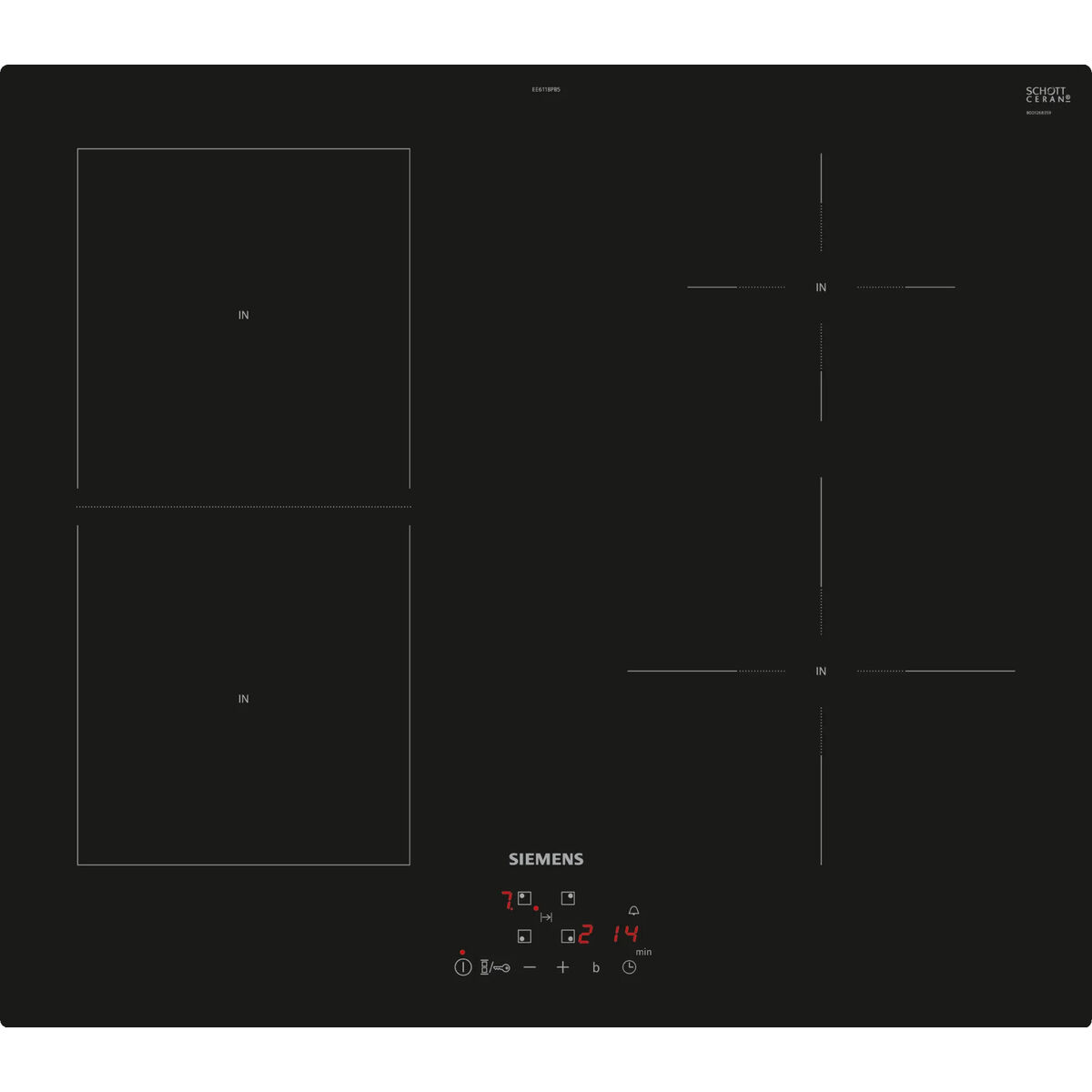 Индукционная Панель BOSCH EE611BPB5E iq500 60 cm-2