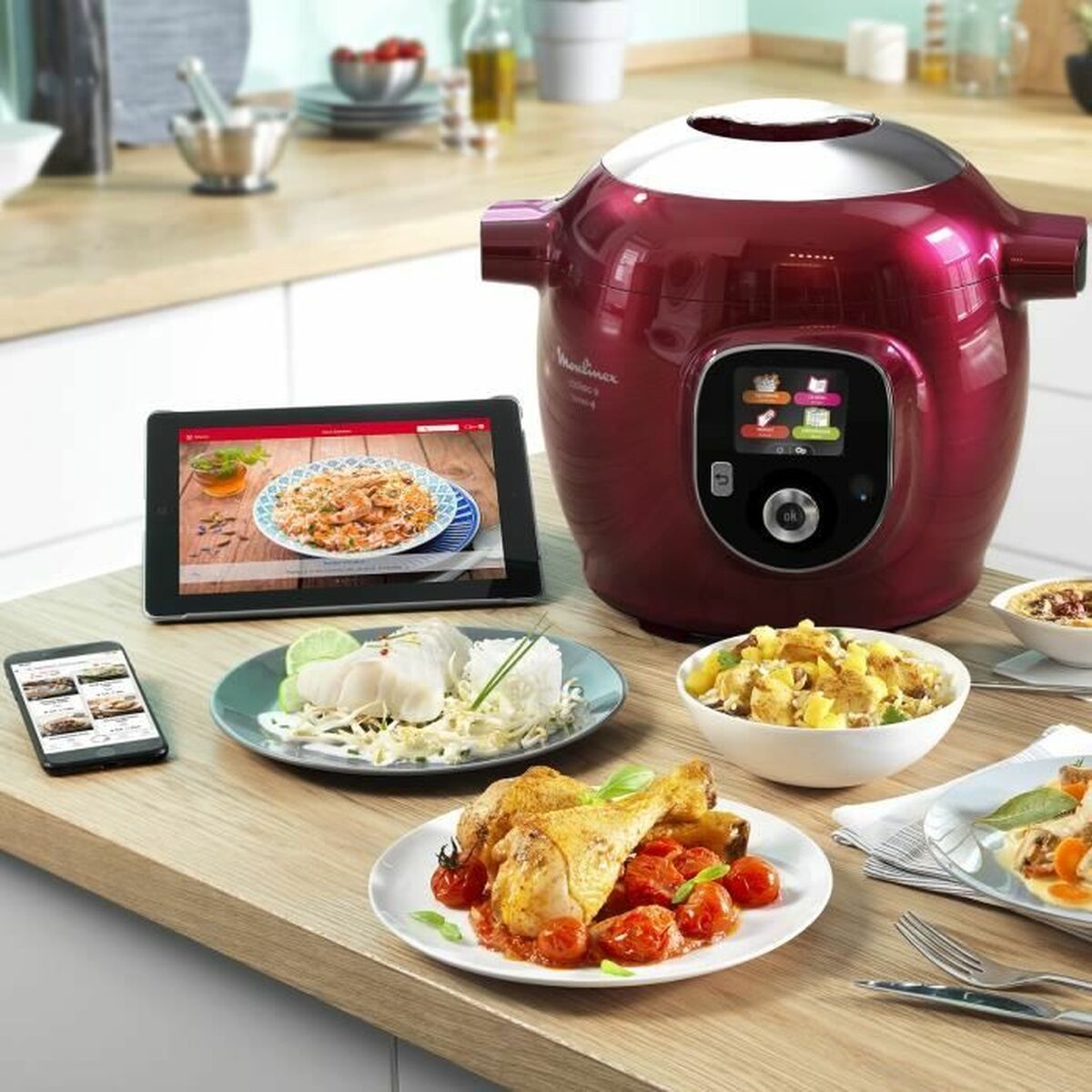 Мультиварка Moulinex COOKEO+ CONNECT YY5153FC 1600 W 6 L-5