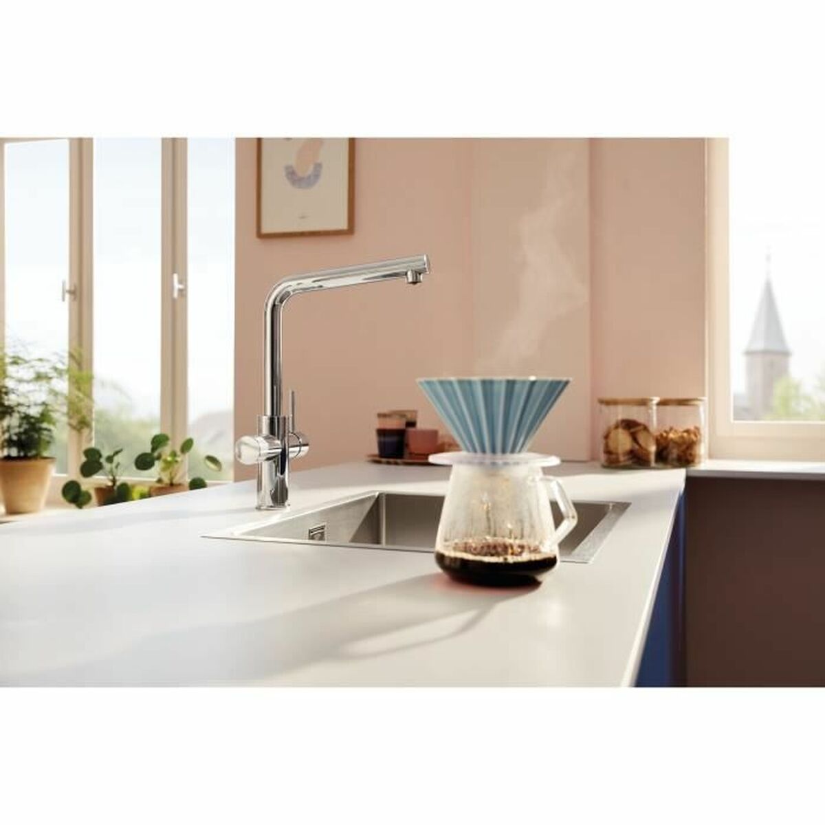 Kitchen Tap Grohe Blue Pure Minta Форма L-2