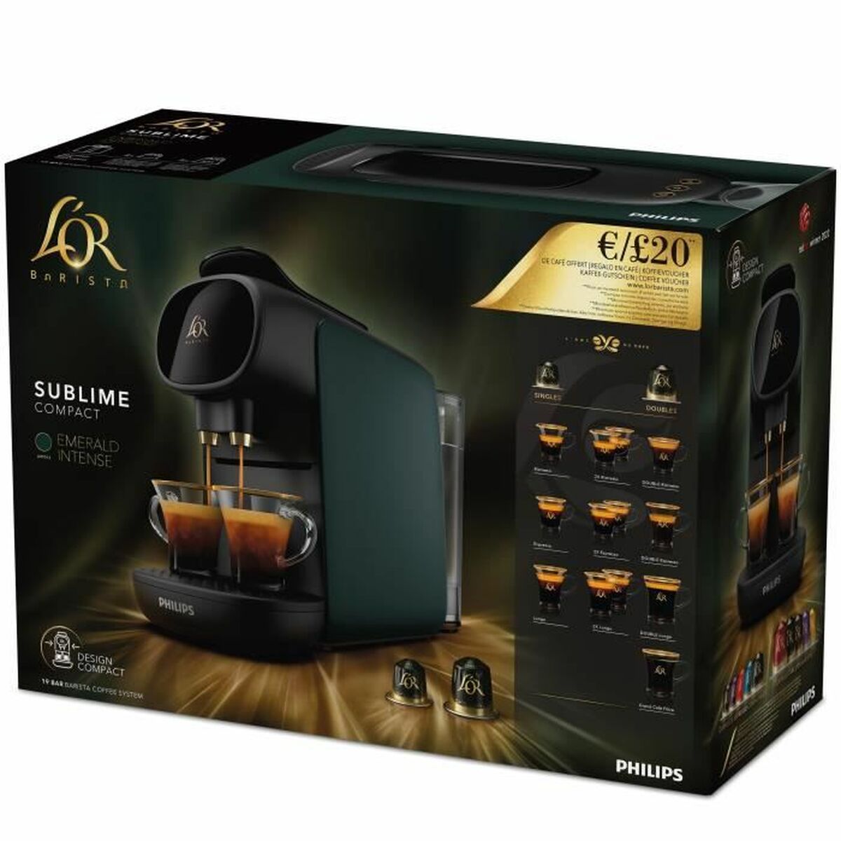 Капсульная кофеварка Philips 1 L-2