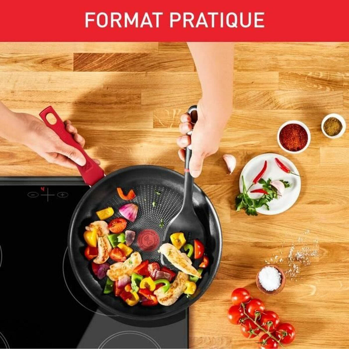 Ტაფის SEB C2890402 24 სმ ალუმინი-5