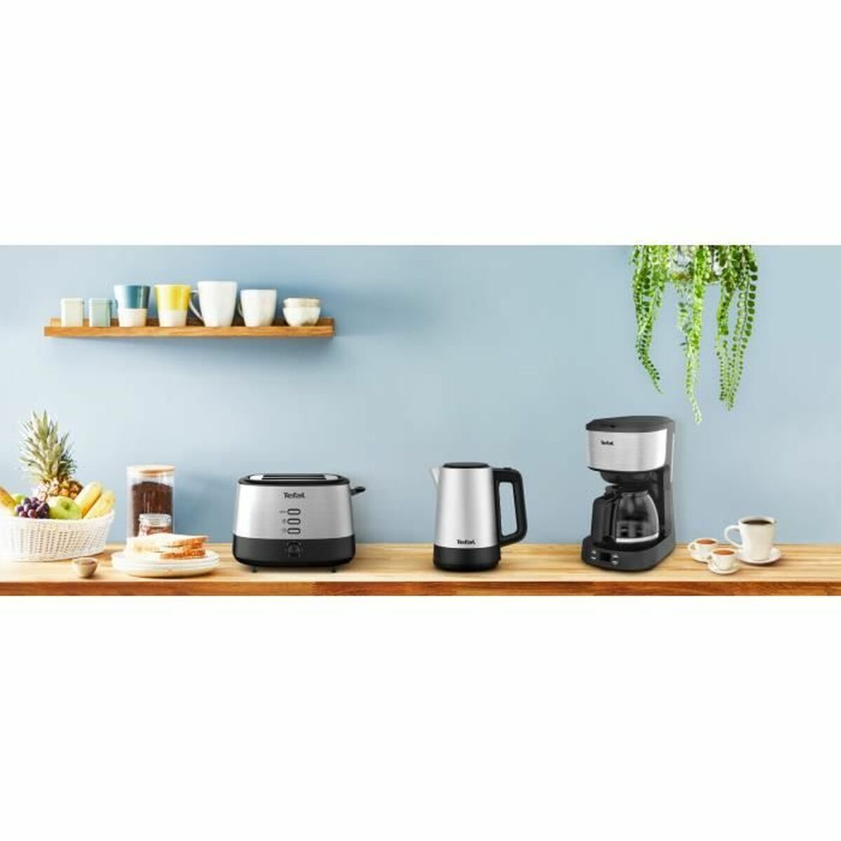 Чайник Tefal Чёрный Чёрный/Серебристый Нержавеющая сталь 2200 W 1,7 L-2