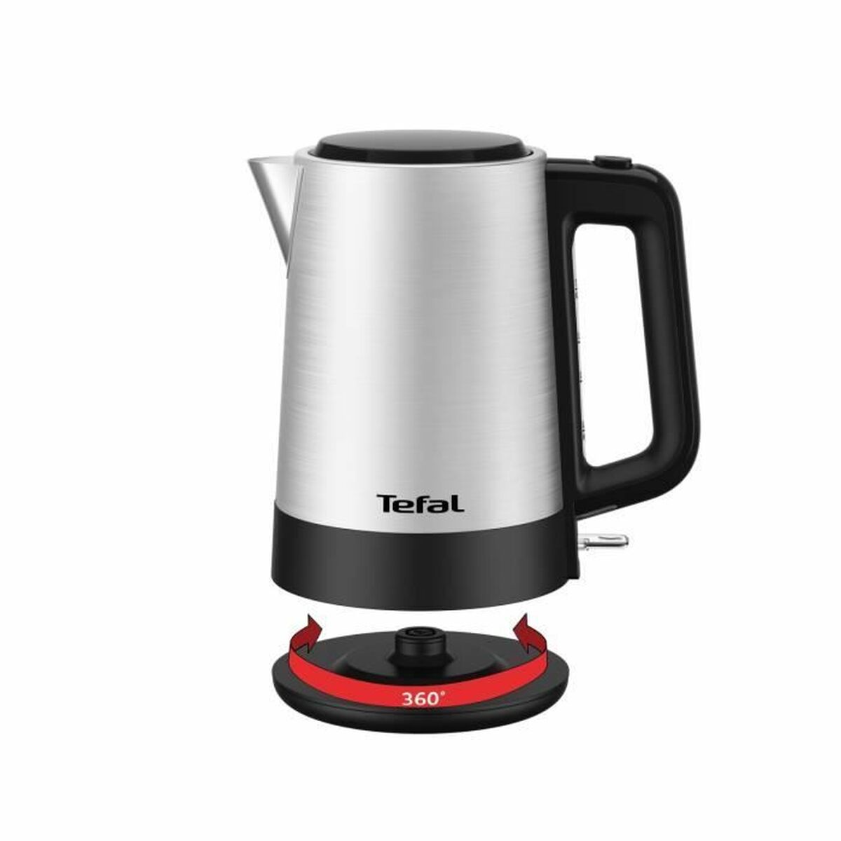 Чайник Tefal Чёрный Чёрный/Серебристый Нержавеющая сталь 2200 W 1,7 L-4