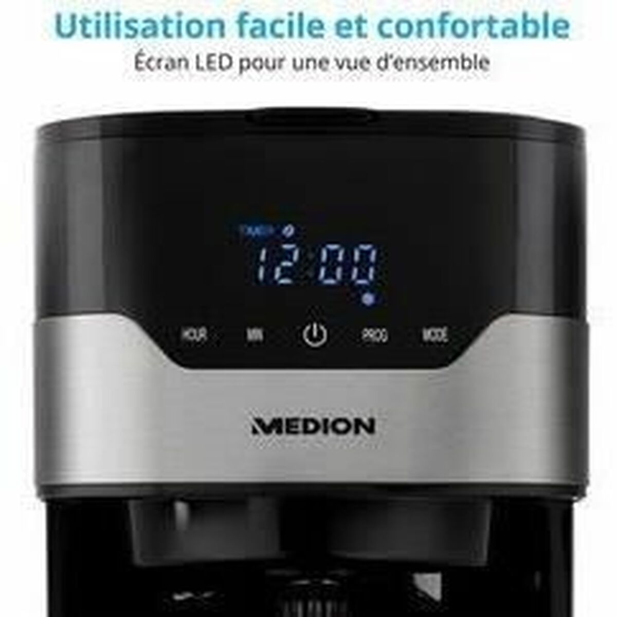 Капельная кофеварка Medion 900 W 1,2 L-2