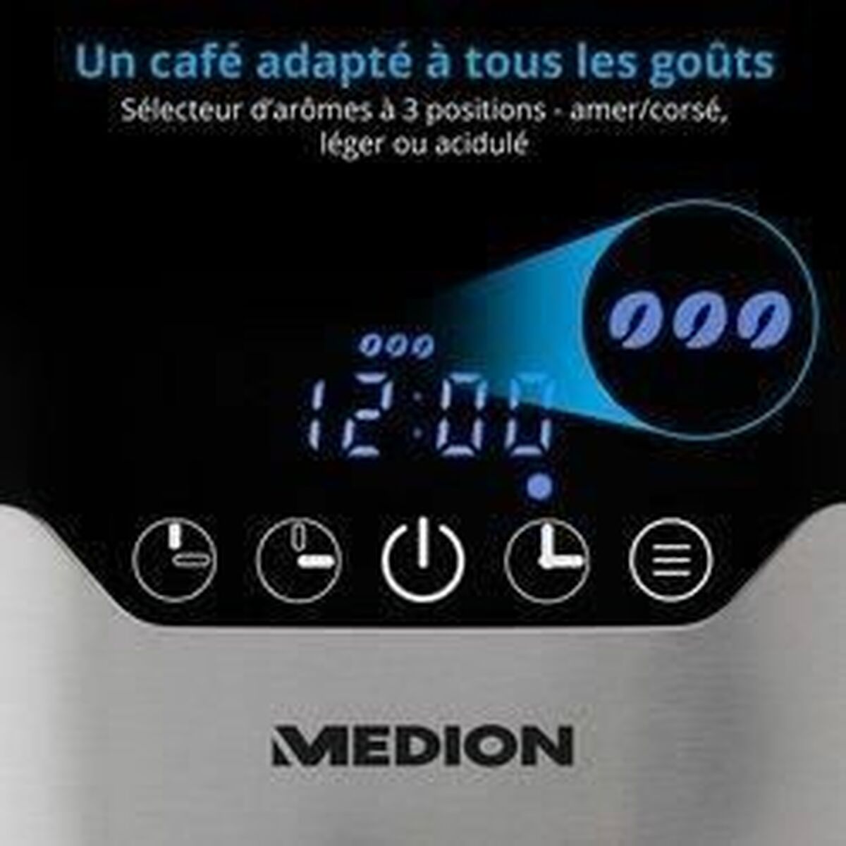 Капельная кофеварка Medion 900 W 1,2 L-5