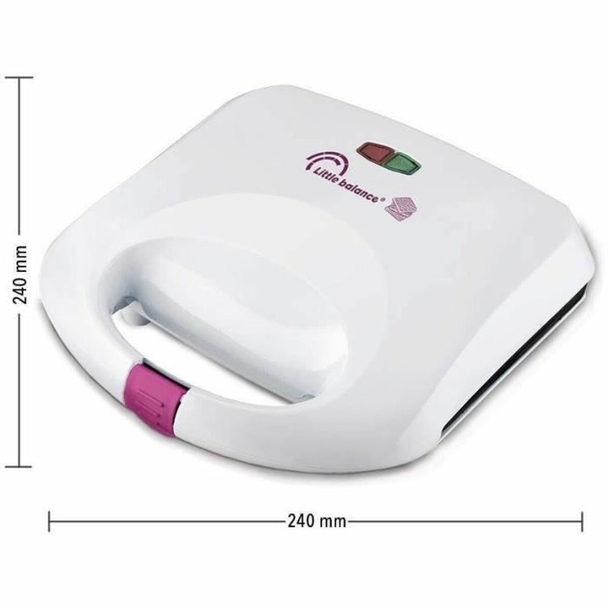 Gaufrier Little Balance 750 W Blanc-3