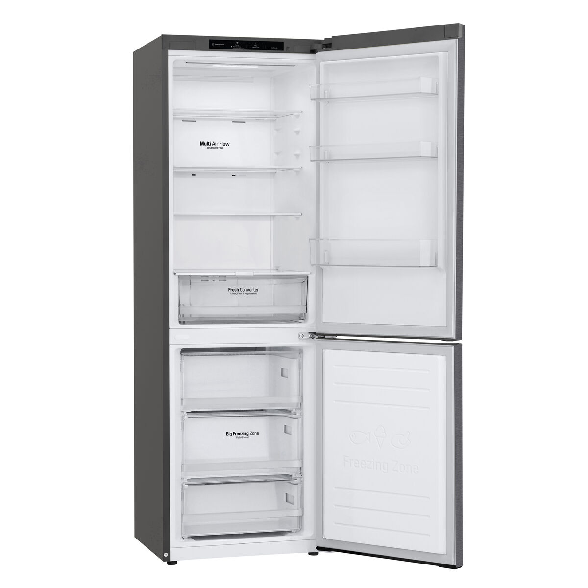 Комбинированный холодильник LG GBP61DSPGN  186 186 x 59.5 cm Графитовый-7