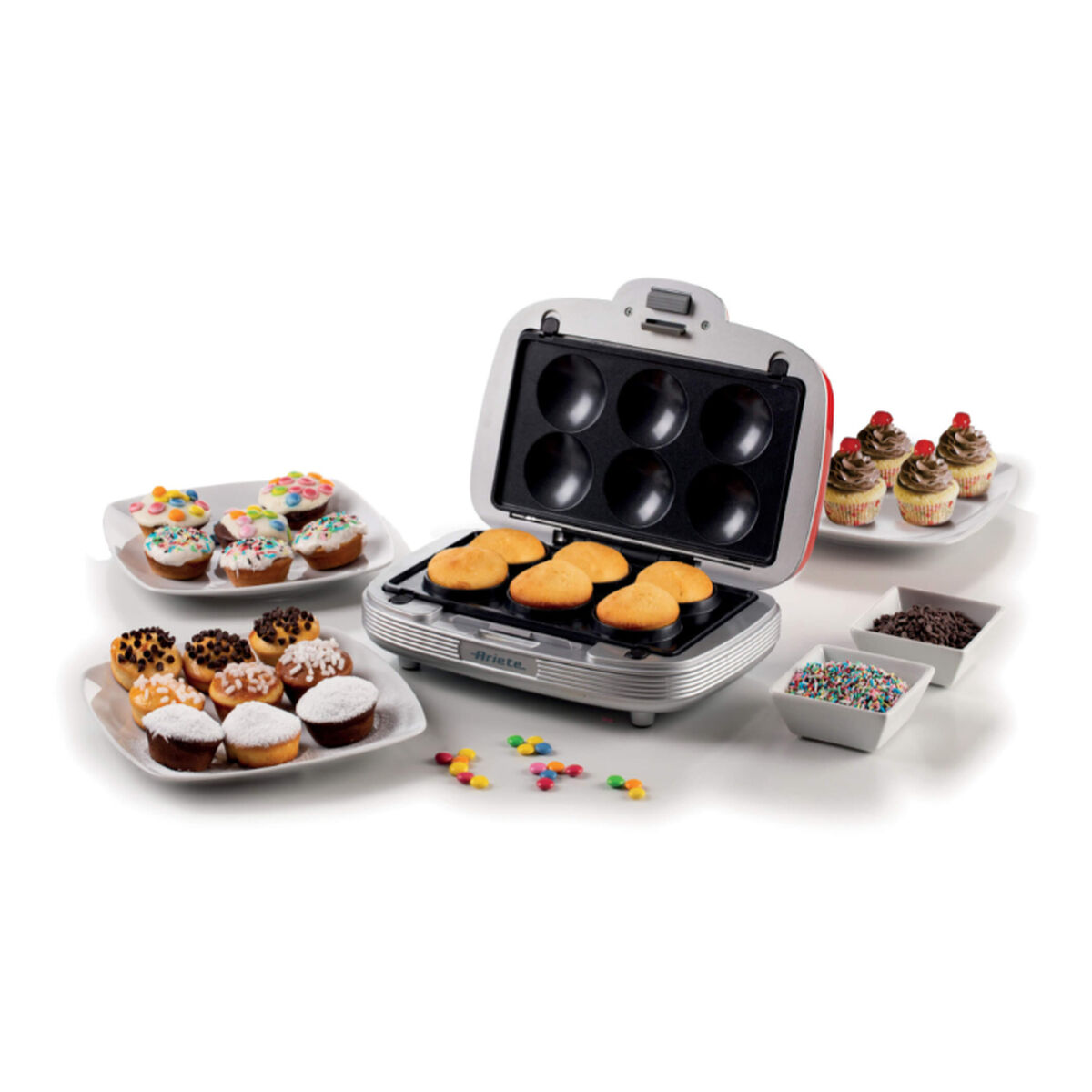 Ariete Waffle Demir 1972/00 Kırmızı 700 W-2