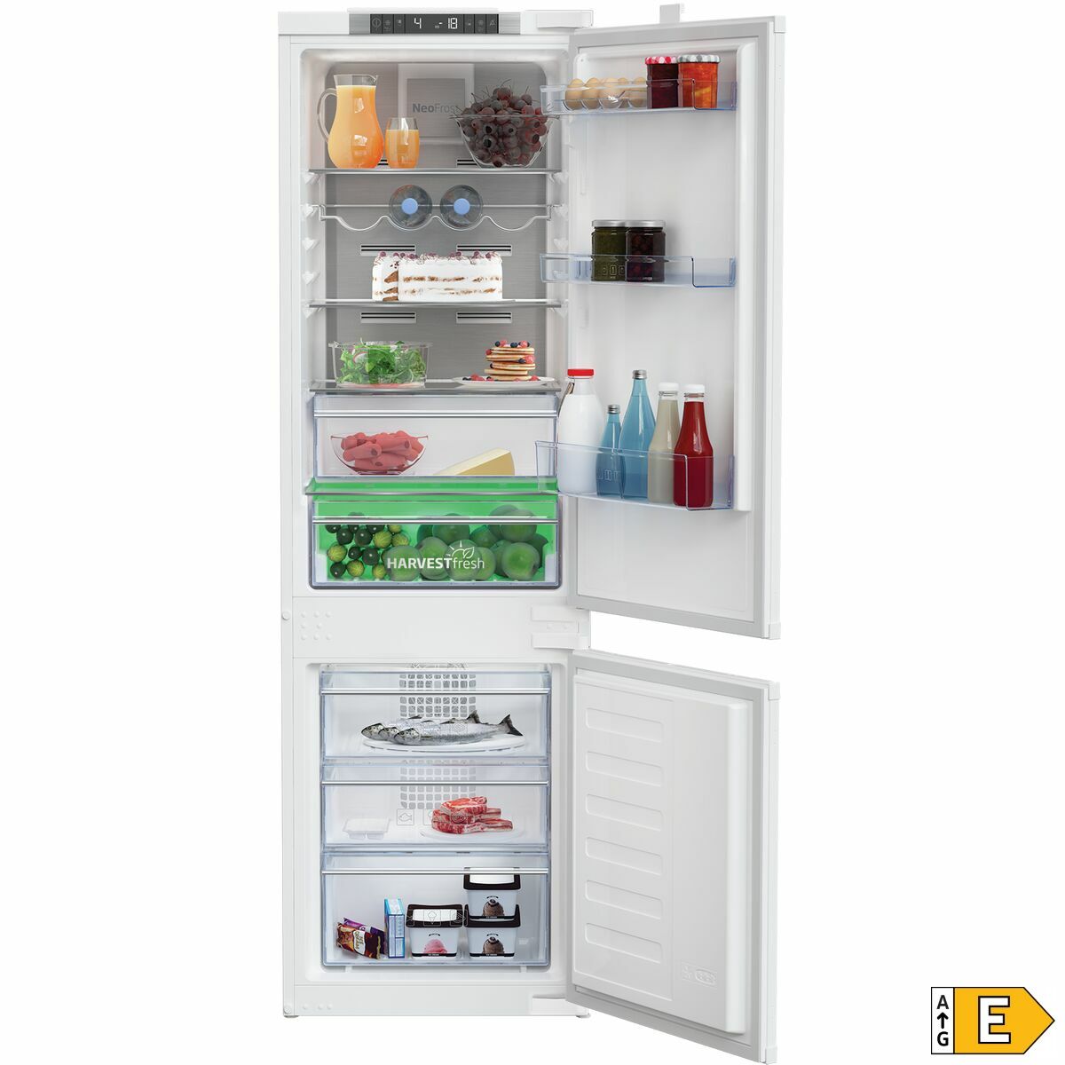Комбинированный холодильник BEKO BCNA275E4SN Белый-2