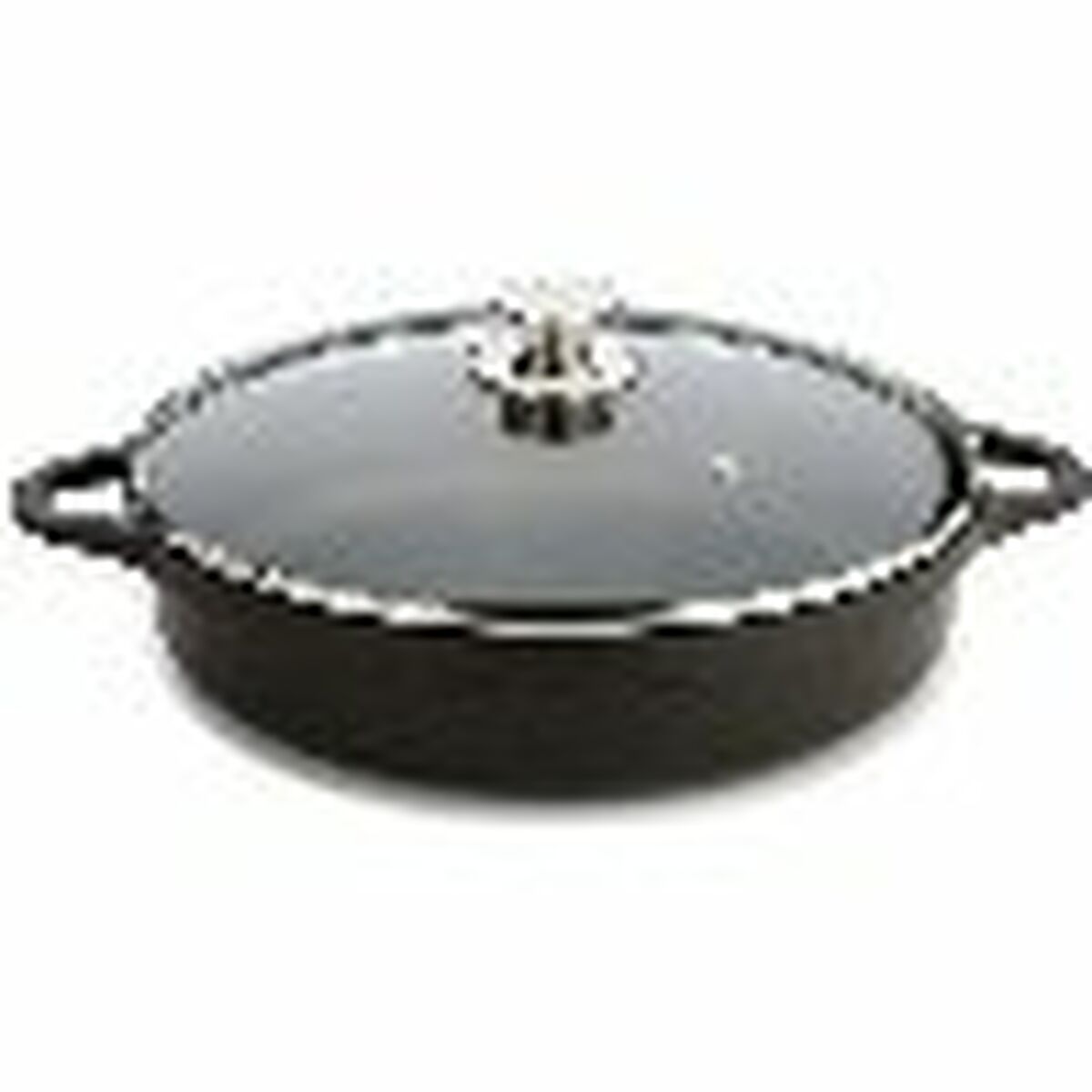 Pot Valira 4134/25 Ø 20 cm Black Aluminum-2