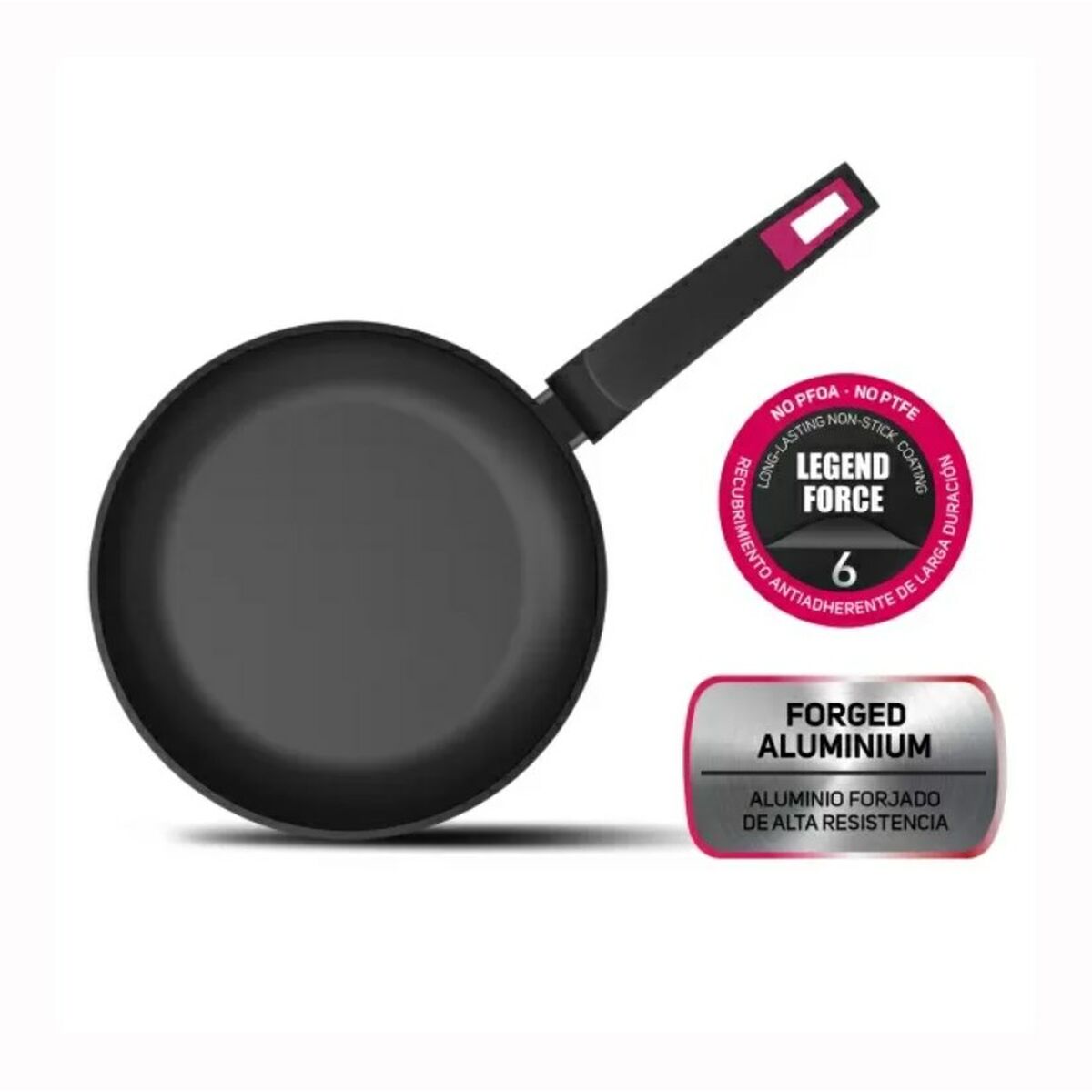 Pan Taurus KPA4024 Black Aluminum Forged Aluminum (Ø 24 cm)-2