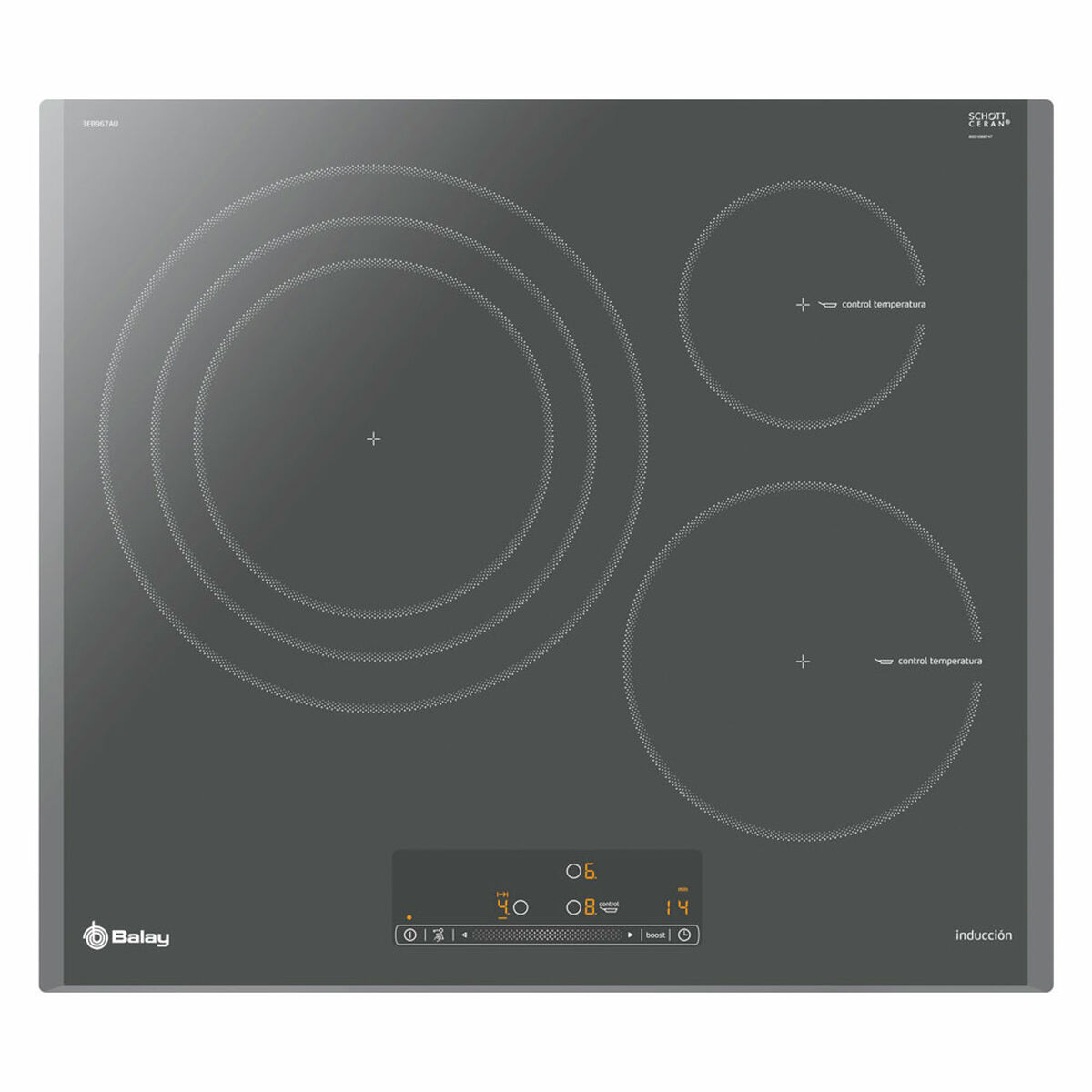 Индукционная Панель Balay 3EB967AU 3EB967AU 60 cm 59 cm 7400 W-3