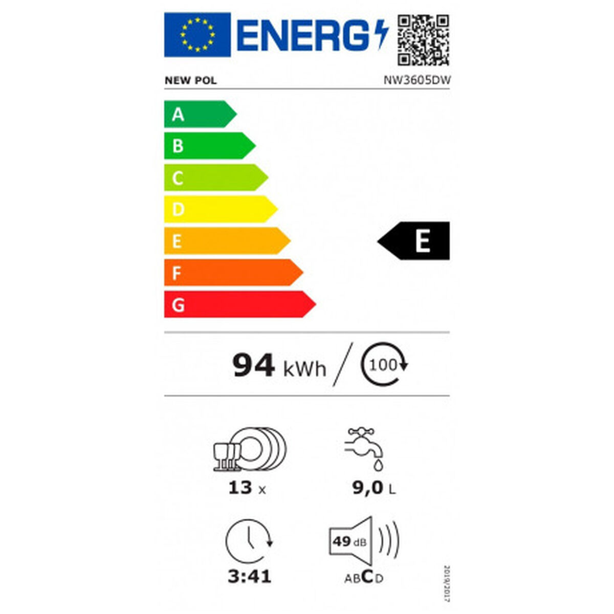 Посудомоечная машина New Pol NW3605DW-4