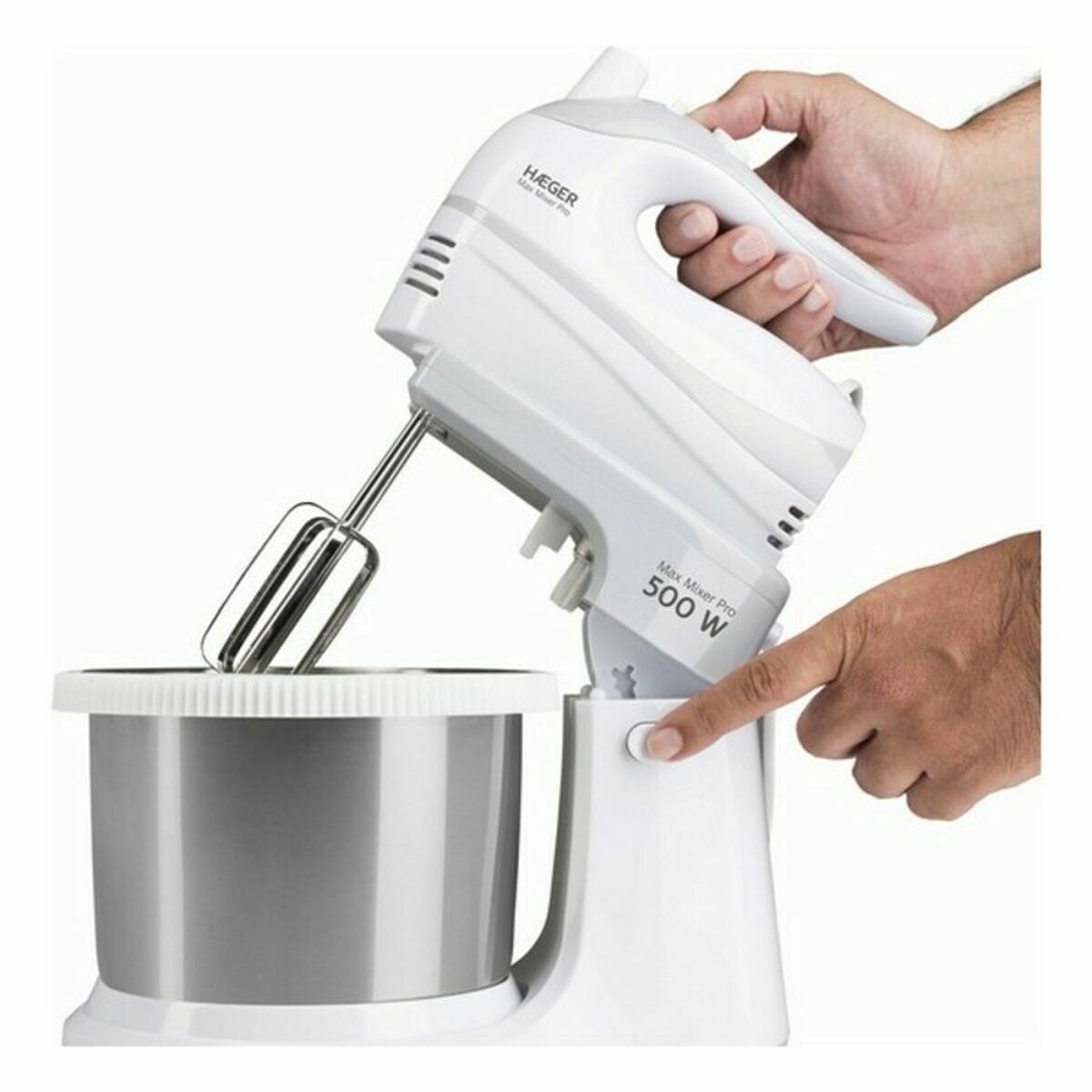 Миксер-тестомес с миской Haeger BL-5BW.009A 2 L 500 W 500W-2