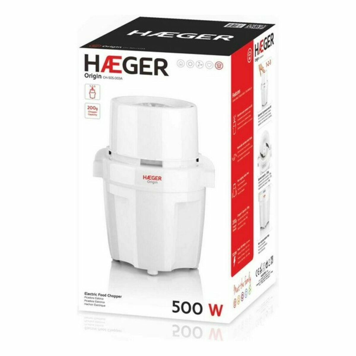 Мясорубка Haeger CH-50S.003A 500 W-2