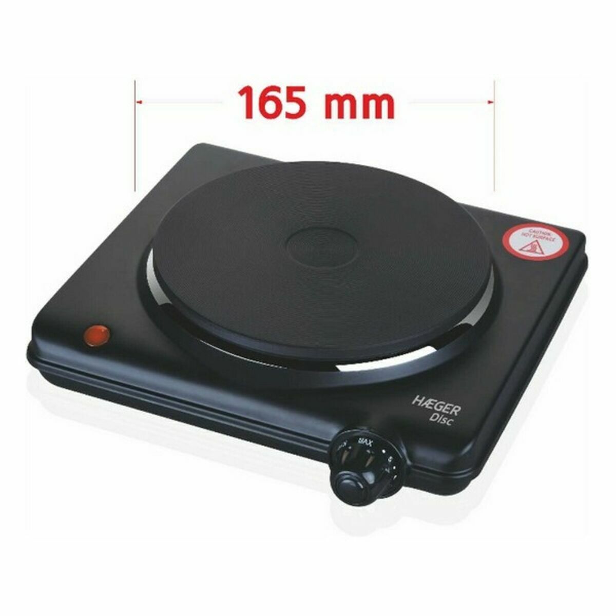 Электрическая Плитка Haeger HP-01B.012A 1500 W Чёрный Разноцветный-3