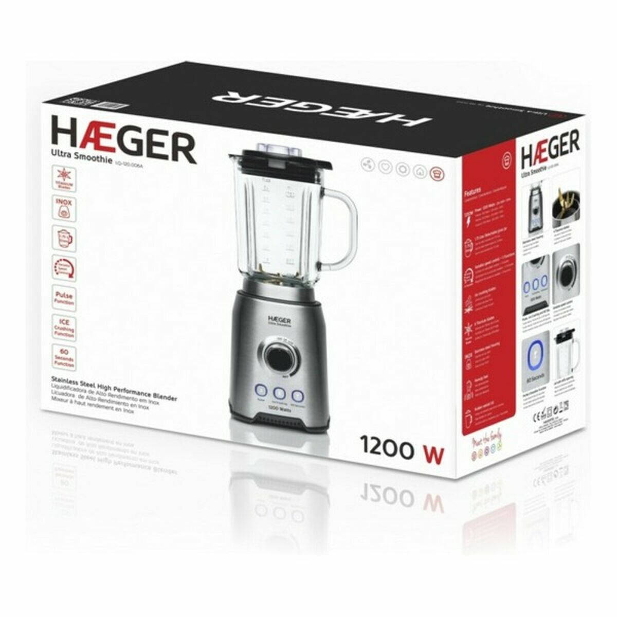 Миксер с колбой Haeger 1200 W-2
