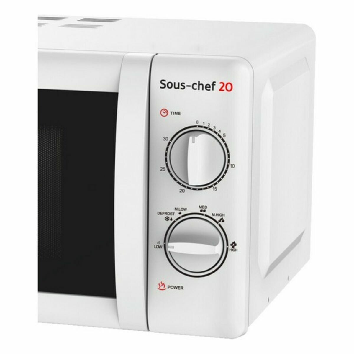 Микроволновая Печь с Грилем Haeger MW-70W.006A 20 L Белый 700W-3