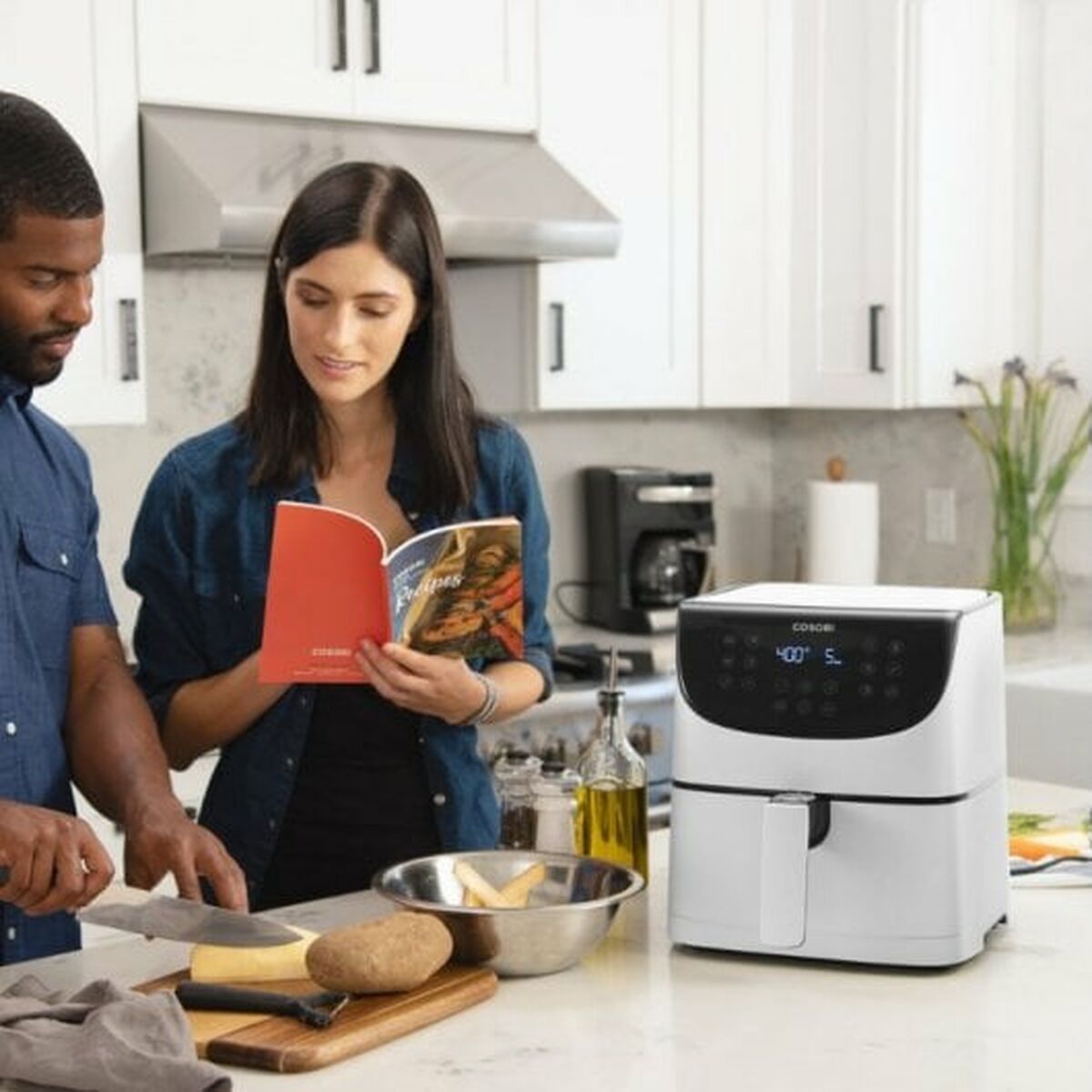 Аэрофритюрница Cosori Premium Chef Edition Белый 1700 W 5,5 L-7