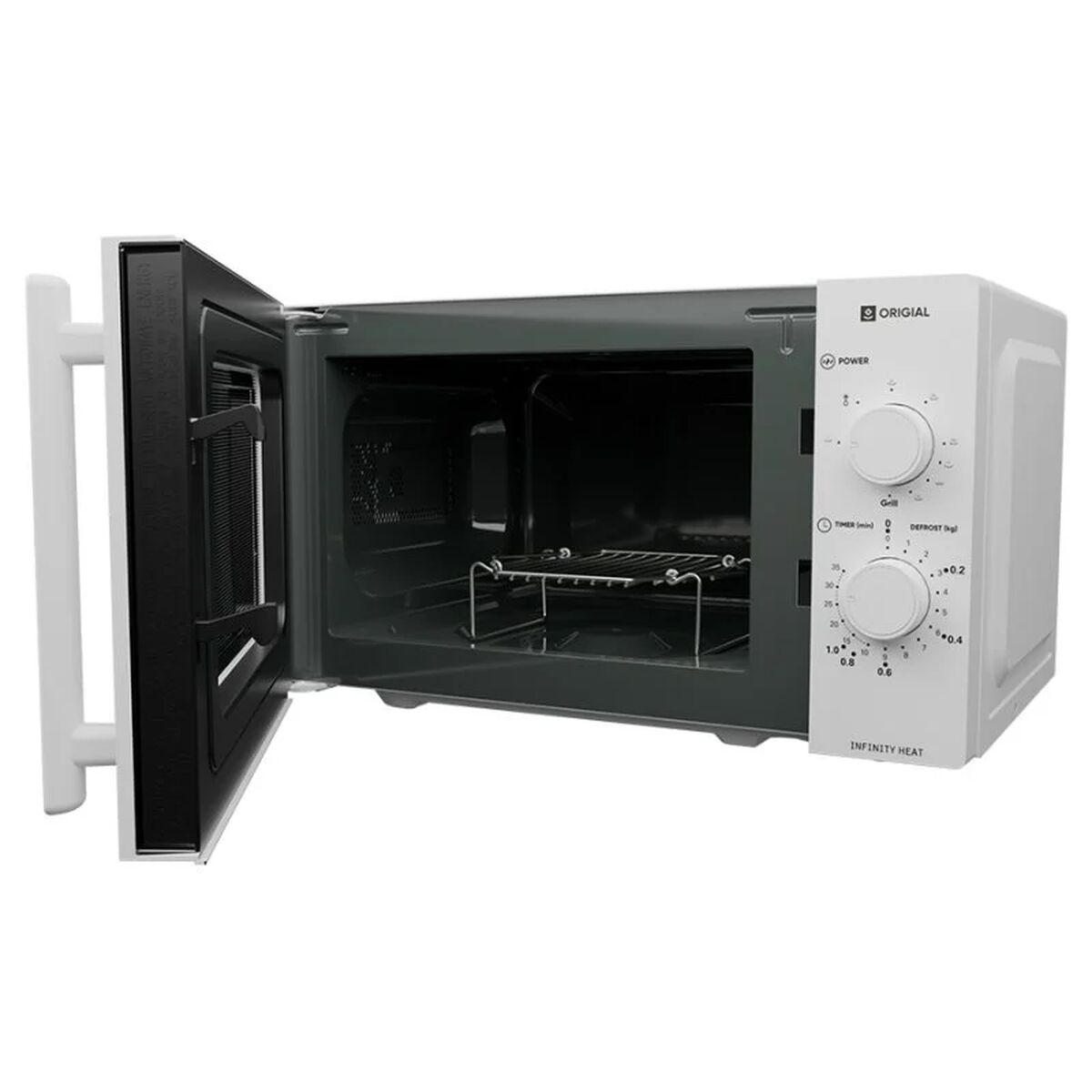 Микроволновая Печь с Грилем Origial ORIMICG20FSMIRW Белый 20 L 1000 W-2
