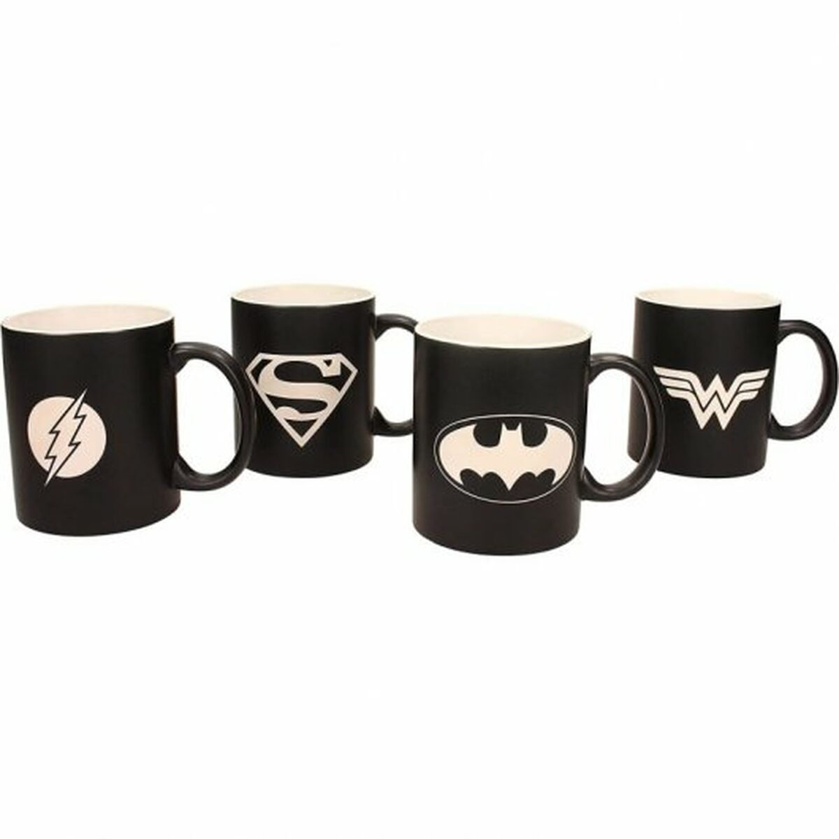 Набор чашек SD Toys Universo DC Чёрный (4 Предметы)-3
