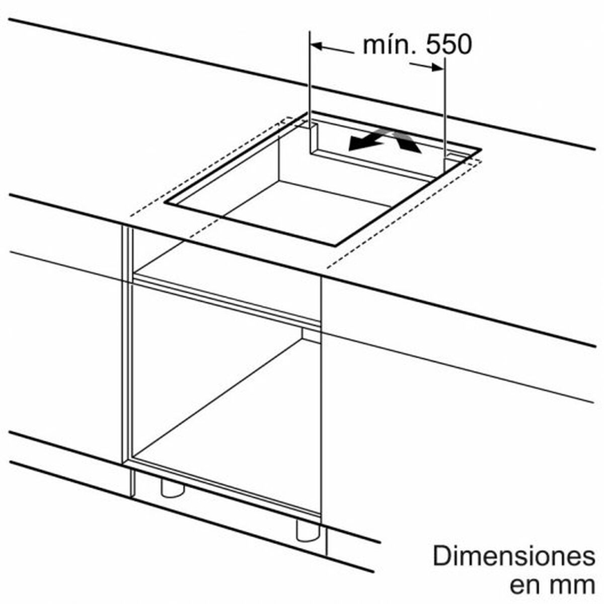 Индукционная Панель BOSCH PUJ631BB5E 60 cm 4600 W-2