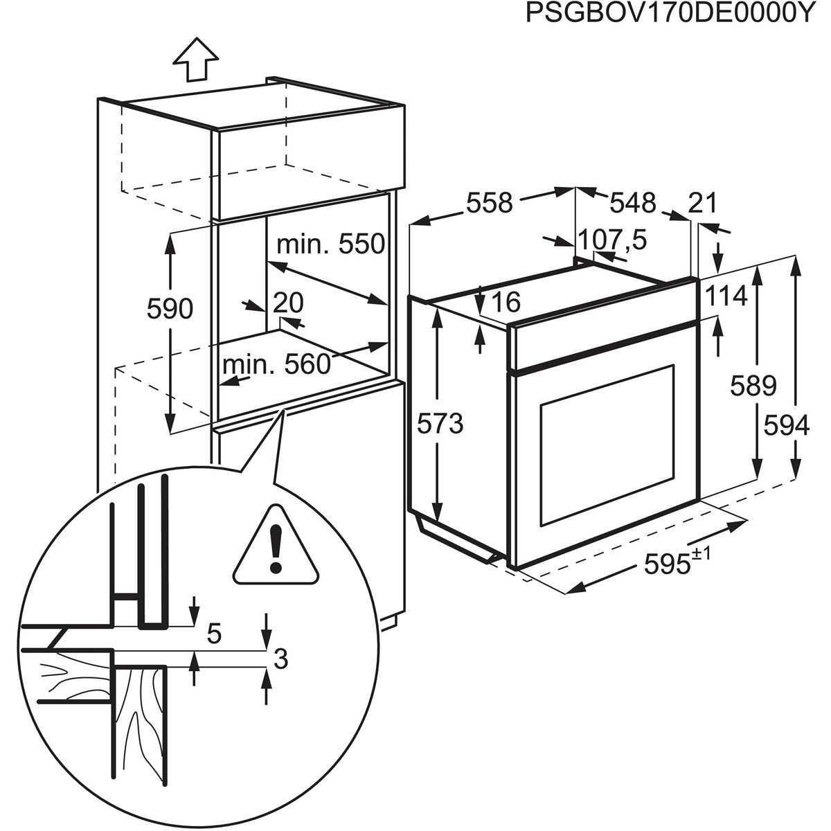 Многоцелевая печь AEG BES331111M 72 L LCD 2780W-2