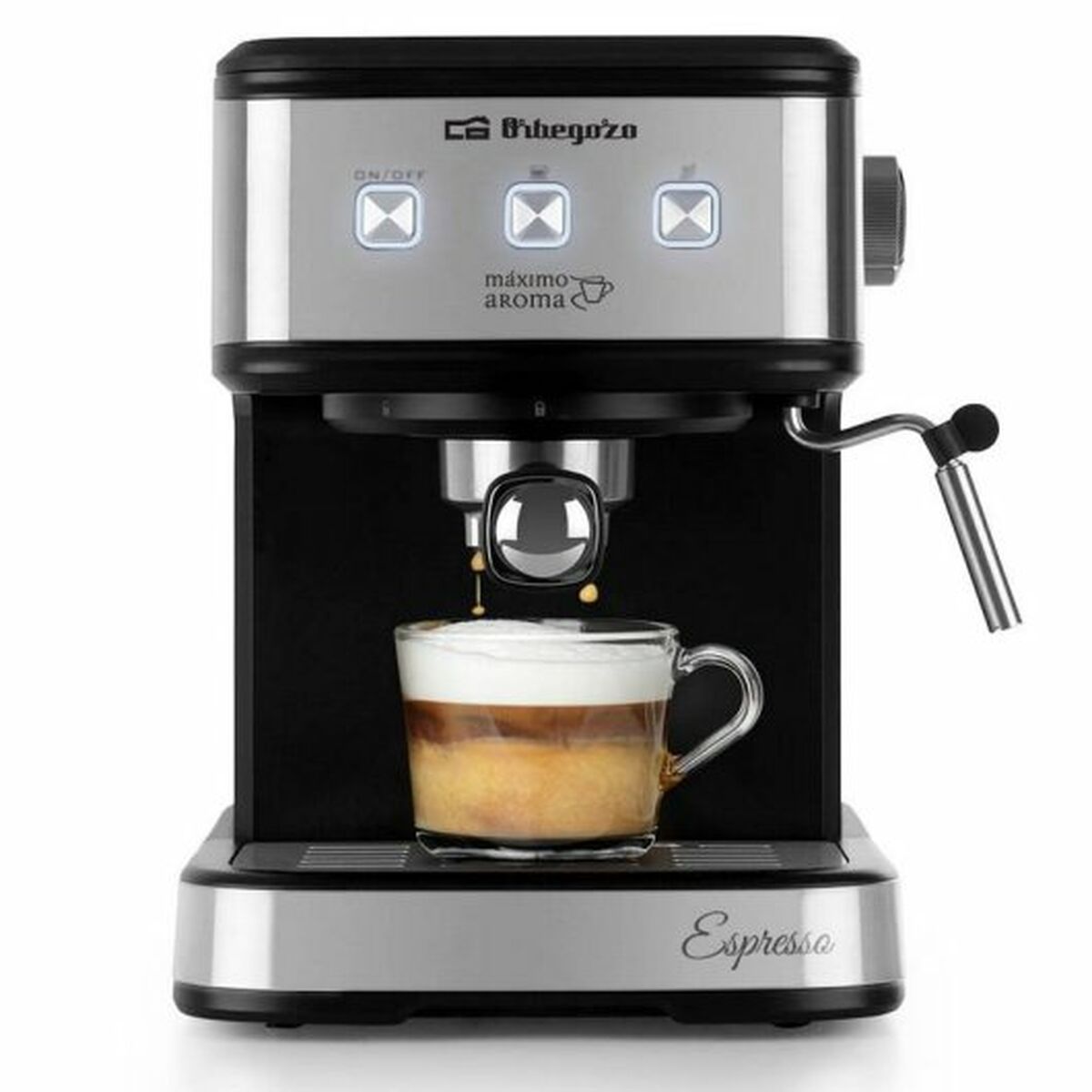 Экспресс-кофеварка с ручкой Orbegozo EX 5210-2