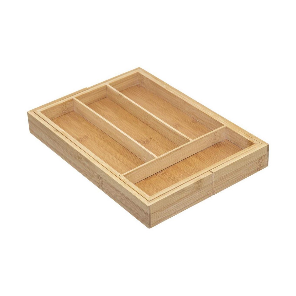 Cutlery Organizer 5five Wooden Bamboo (34 x 25 x 4.5 cm)-2