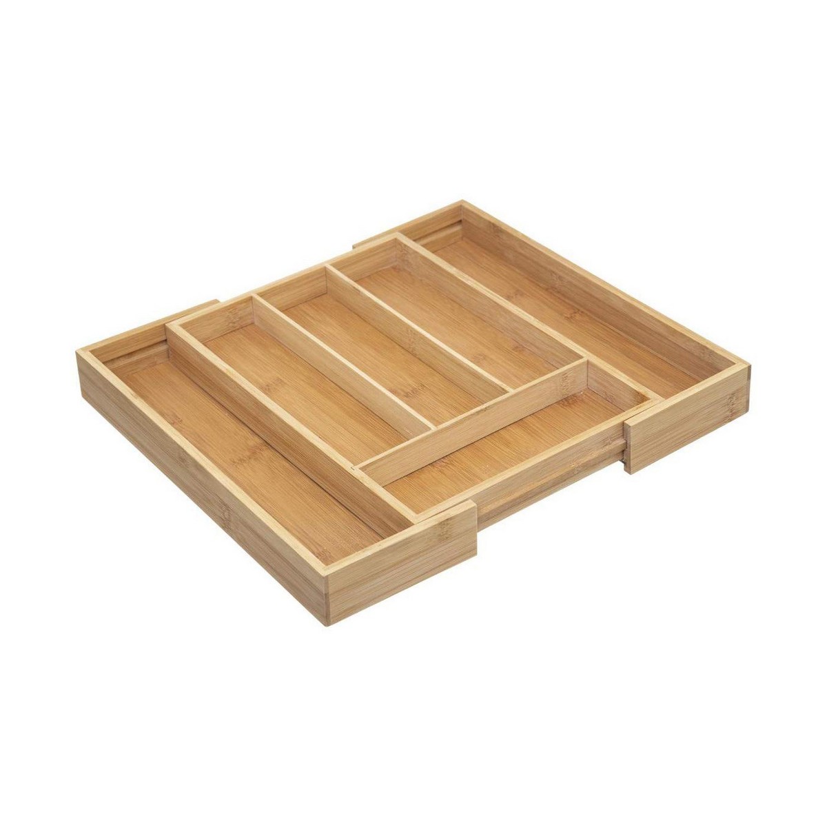 Cutlery Organizer 5five Wooden Bamboo (34 x 25 x 4.5 cm)-3