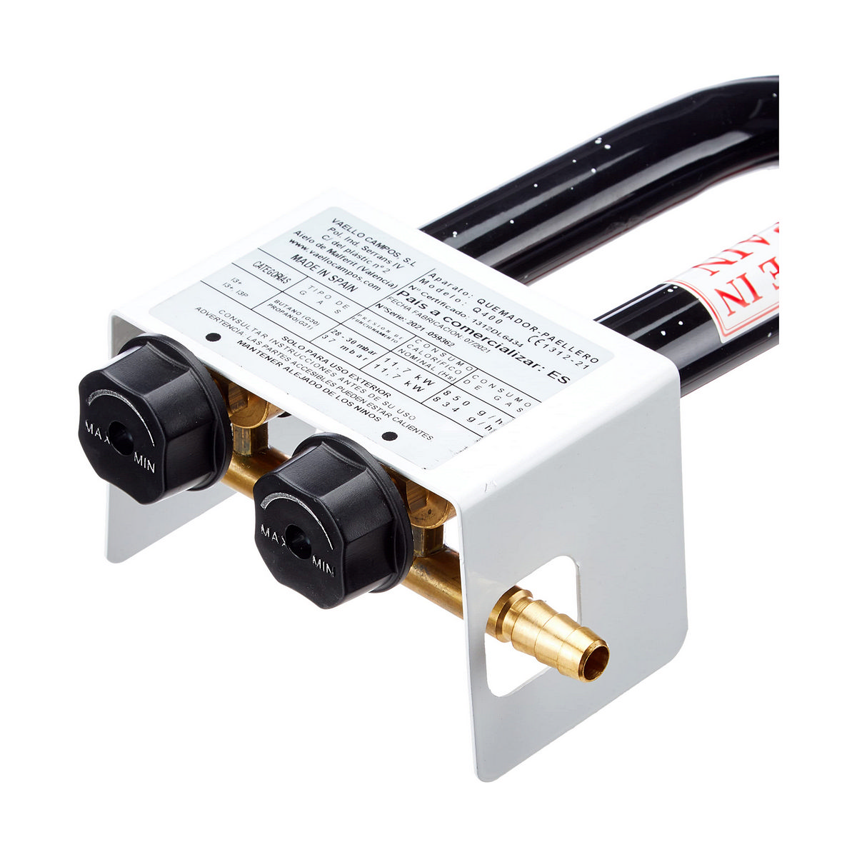 Გაზის სპირალი Vaello Tripod Duchetel- ისთვის (46cm)-3